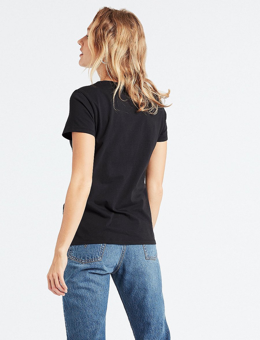 Levi's® - PERFECT TEE MINERAL BLACK - t-shirts - blacks - 4