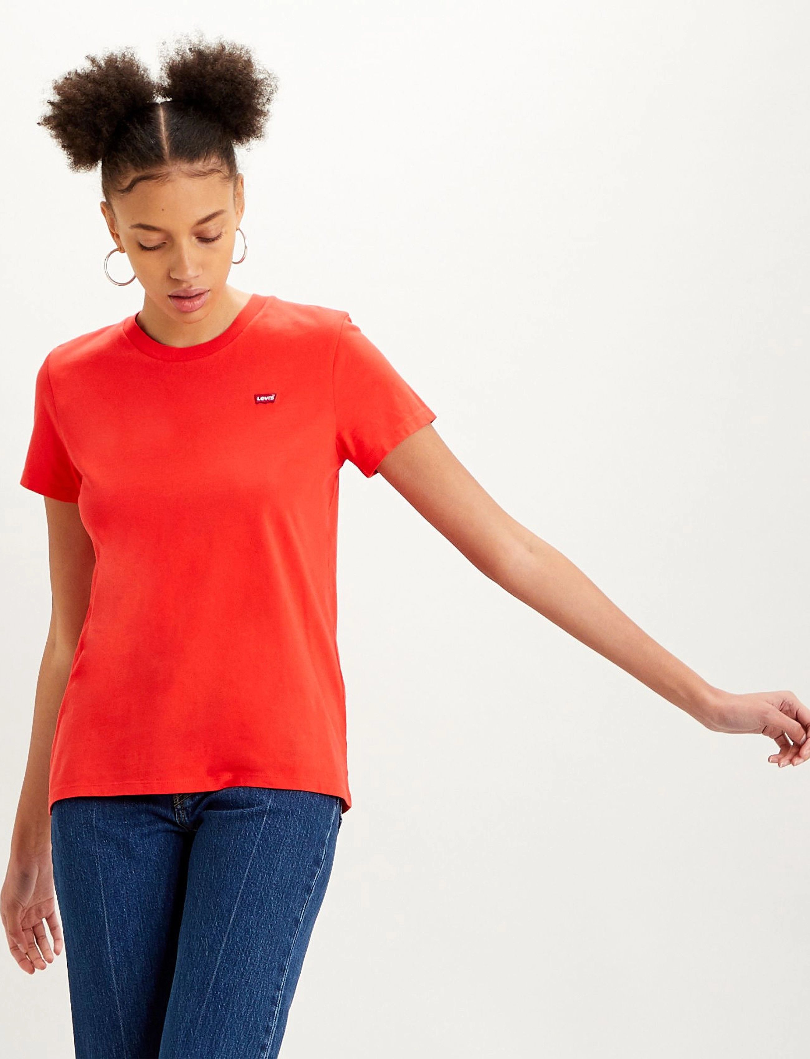 Levi's® - PERFECT TEE POPPY RED - t-shirts - reds - 3