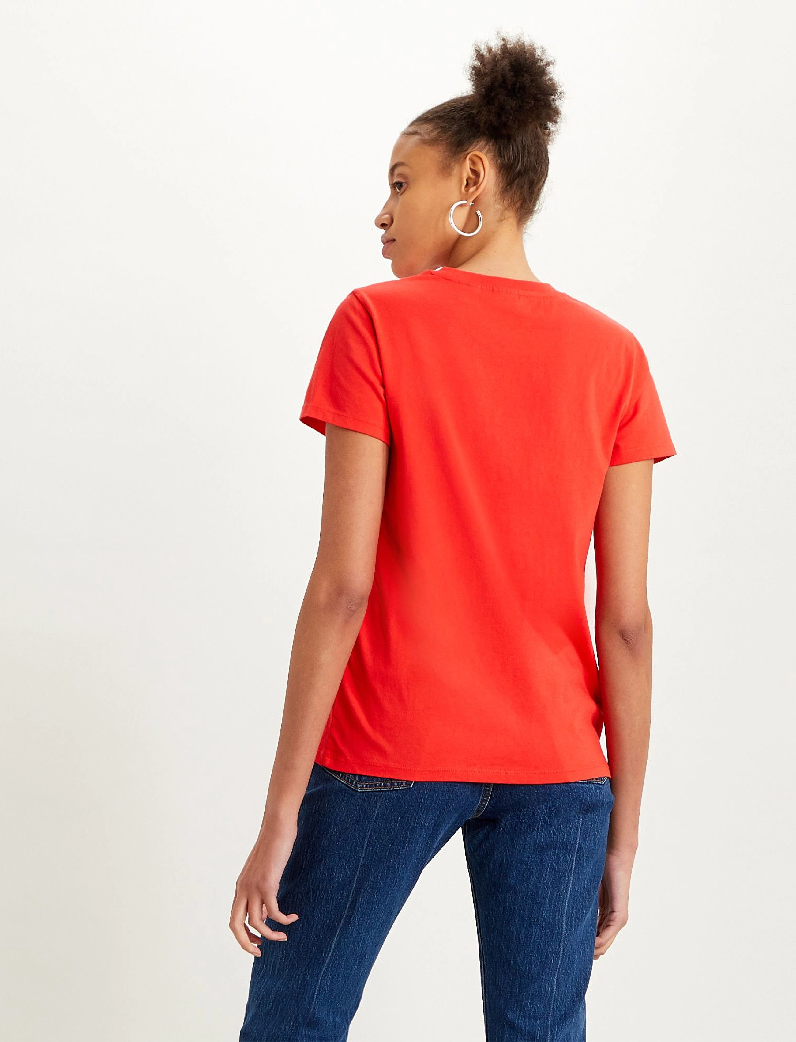 Levi's® - PERFECT TEE POPPY RED - t-shirts - reds - 4
