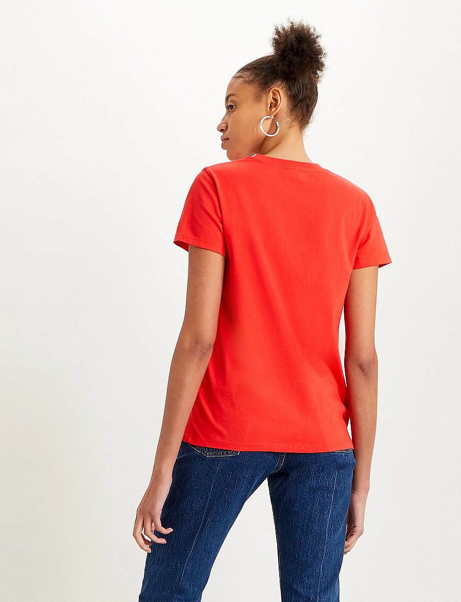 Levi's® - PERFECT TEE POPPY RED - t-shirts - reds - 4