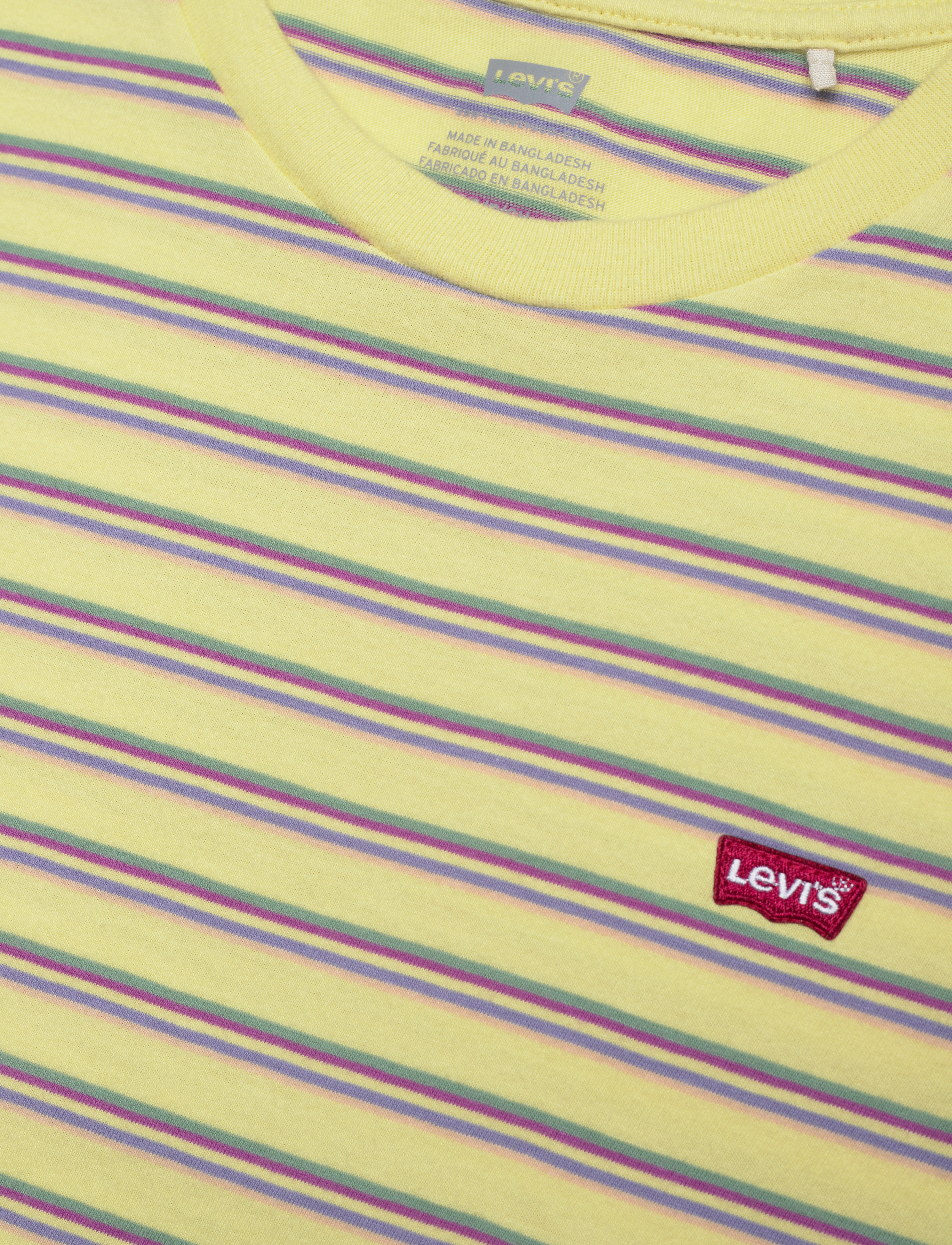 LEVI´S Women - PERFECT TEE COOL STRIPE POWDER - yellows/oranges - 2