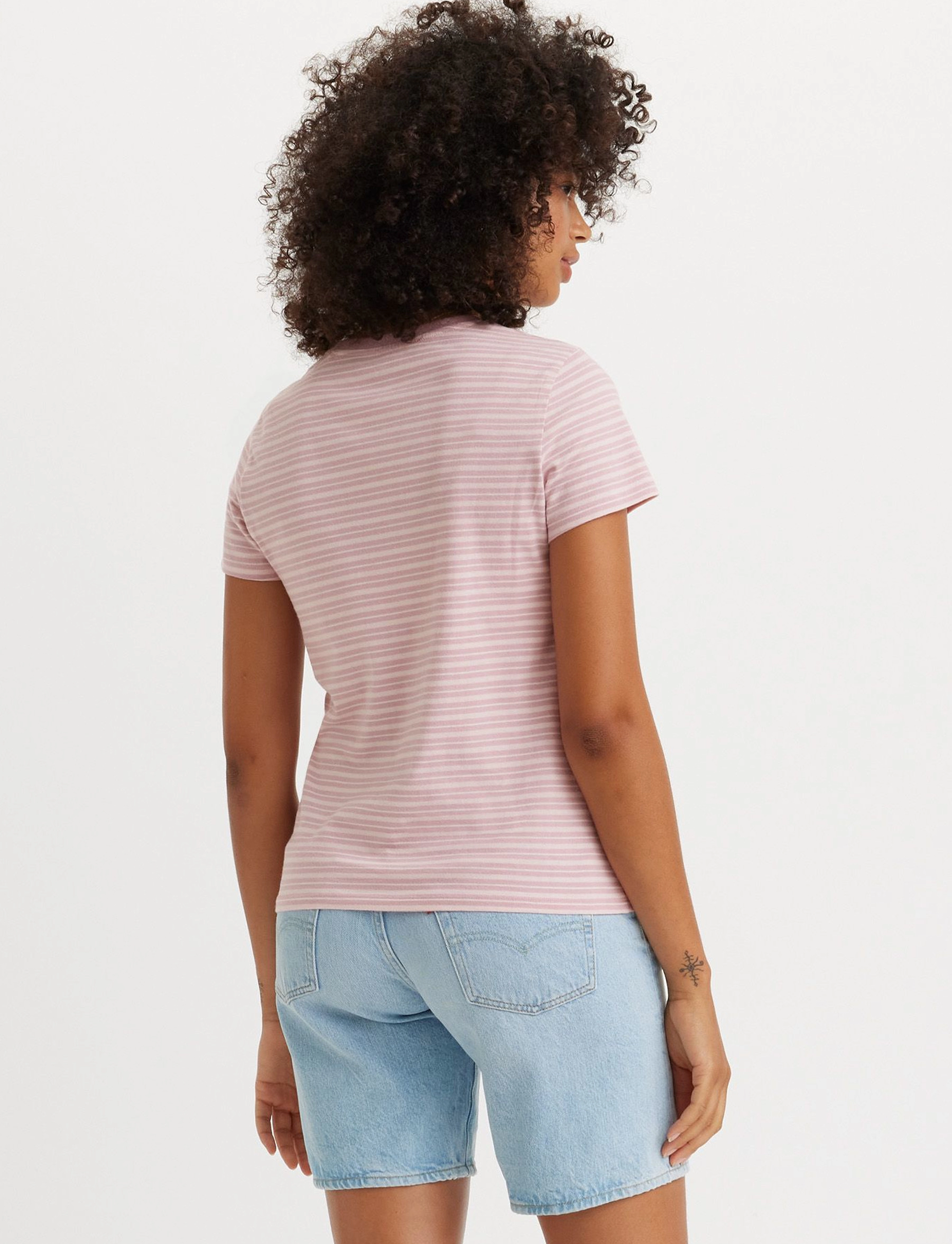 LEVI´S Women - PERFECT TEE TEA STRIPE KEEPSAK - pinks - 4