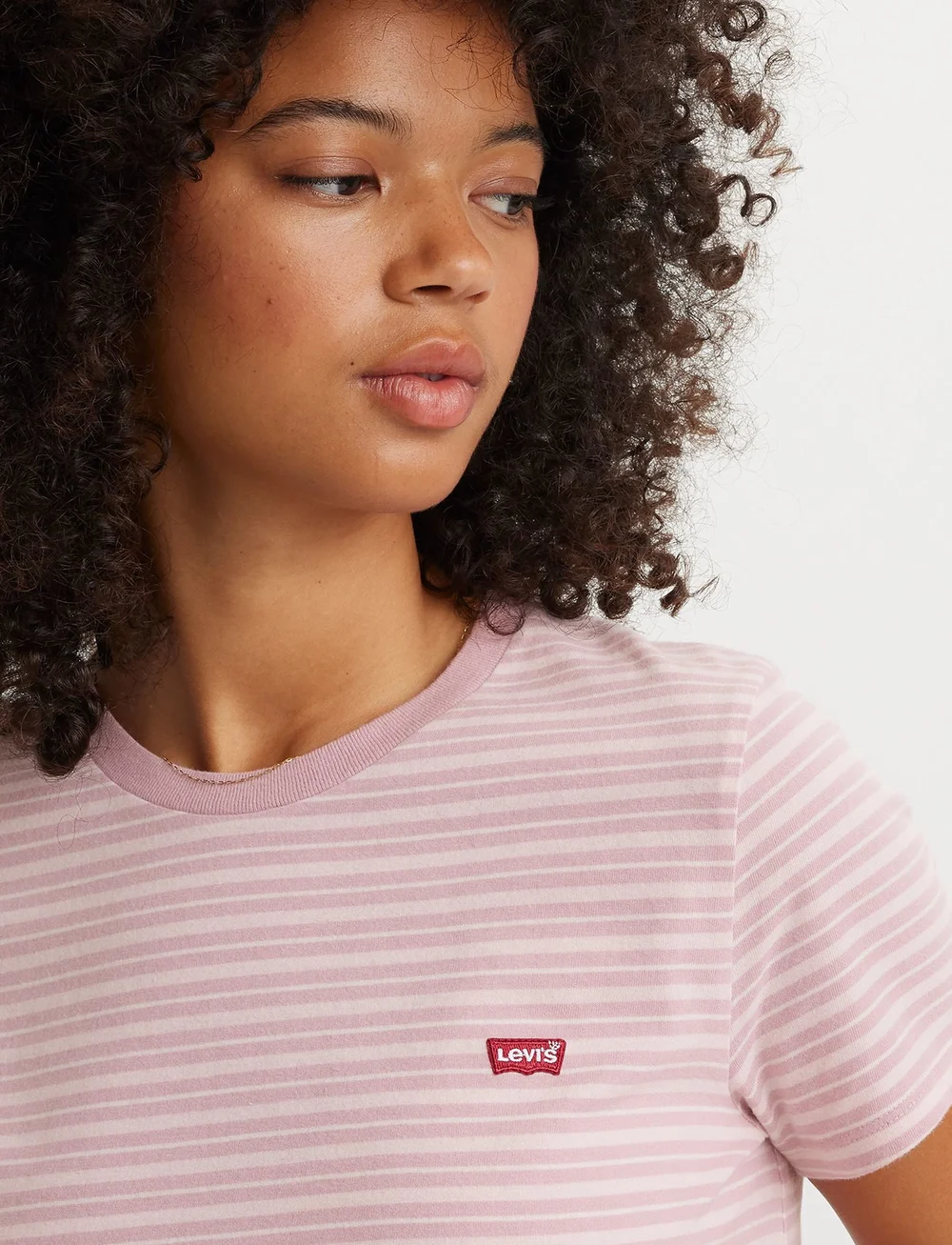 Womens pink online levi t shirt