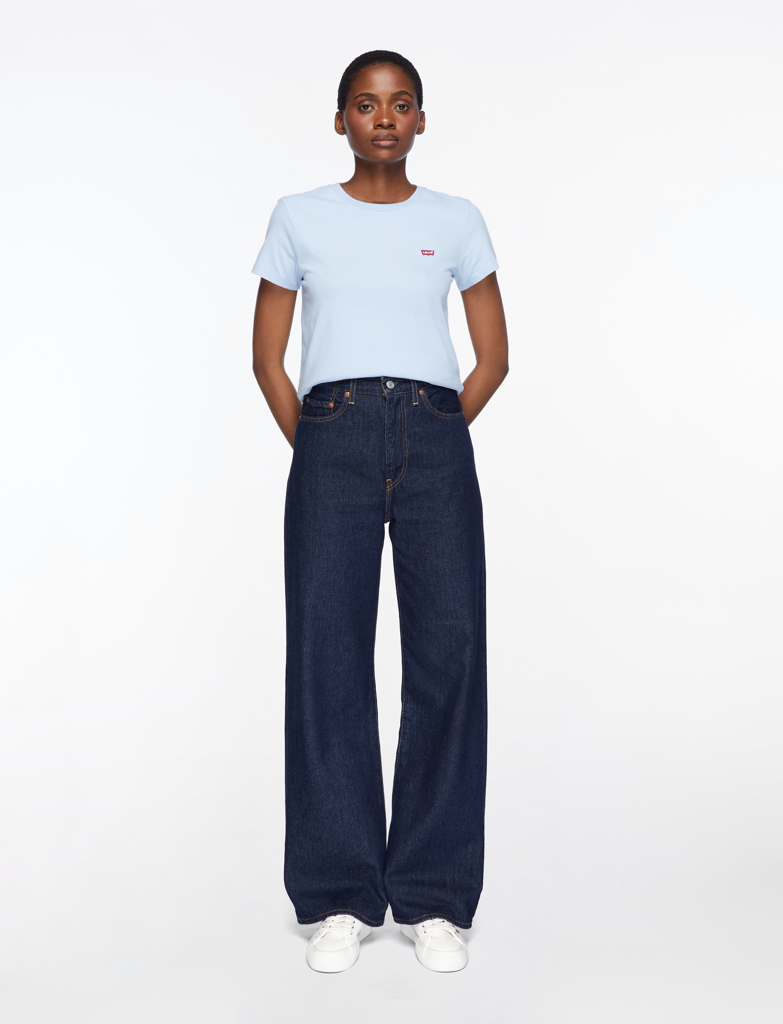 Levi's® - PERFECT TEE CHAMBRAY BLUE COTT - blues - 3