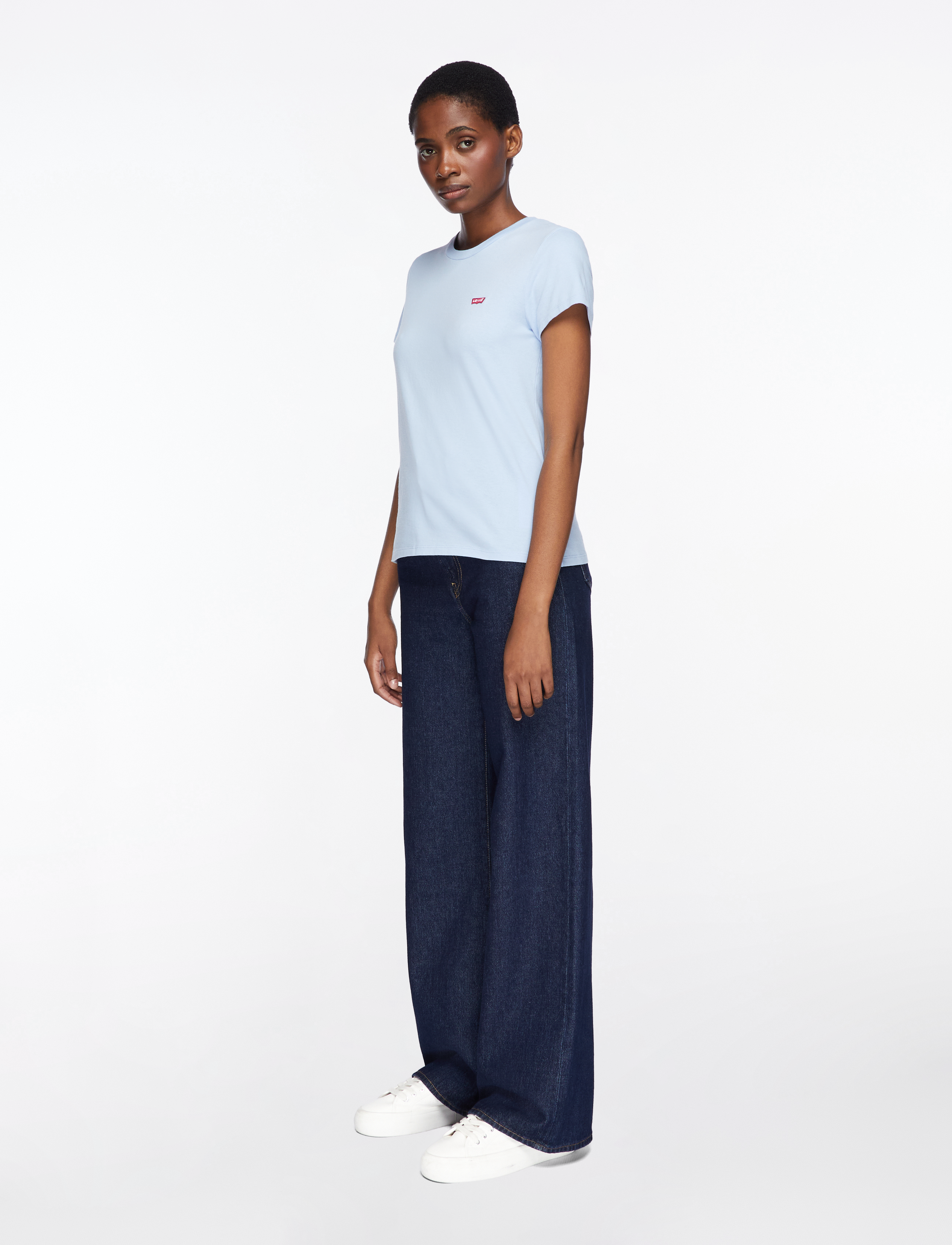Levi's® - PERFECT TEE CHAMBRAY BLUE COTT - blues - 4