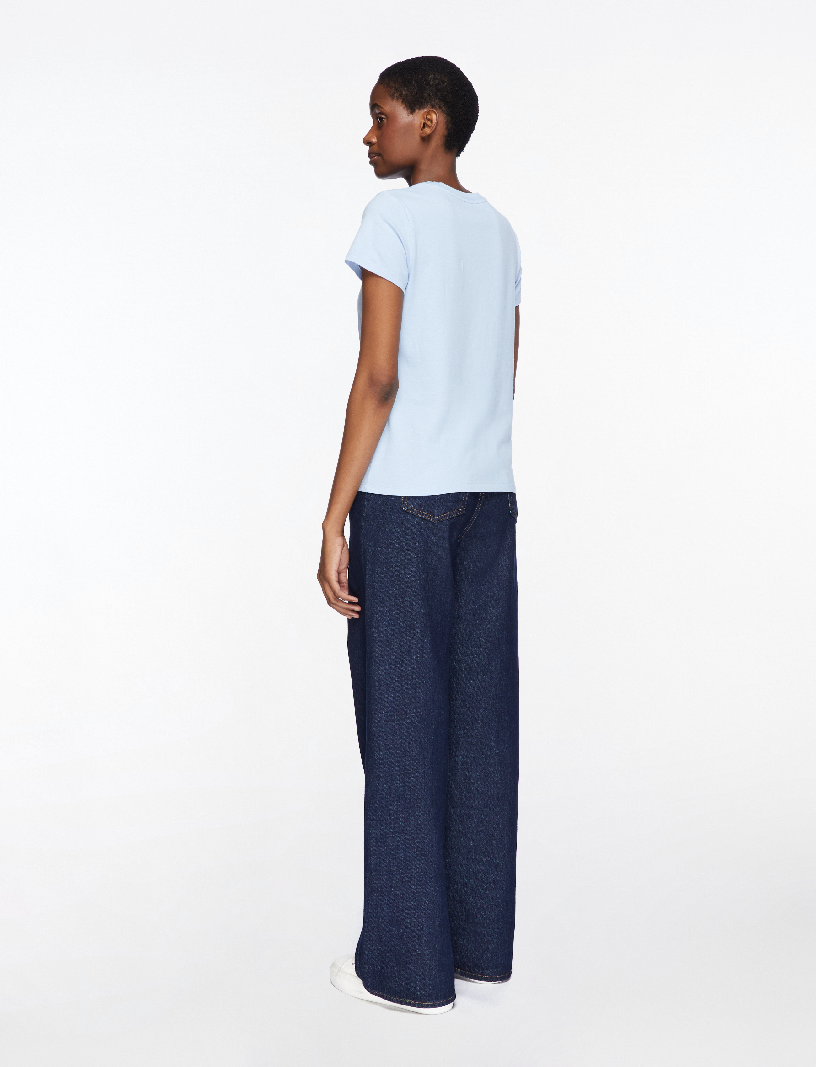 Levi's® - PERFECT TEE CHAMBRAY BLUE COTT - blues - 5