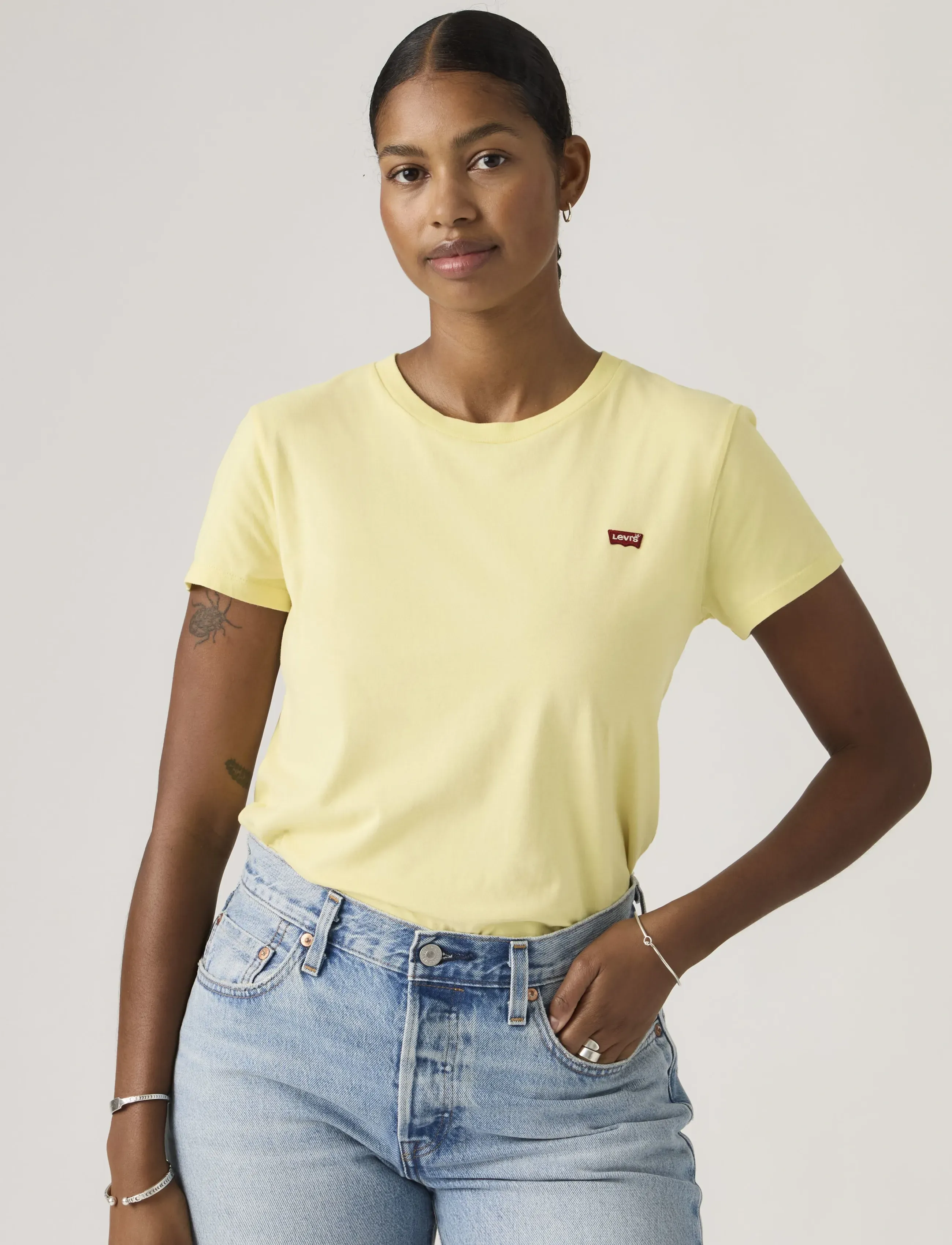 Levi's® - PERFECT TEE FRENCH VANILLA COT - t-shirts - yellows - 5