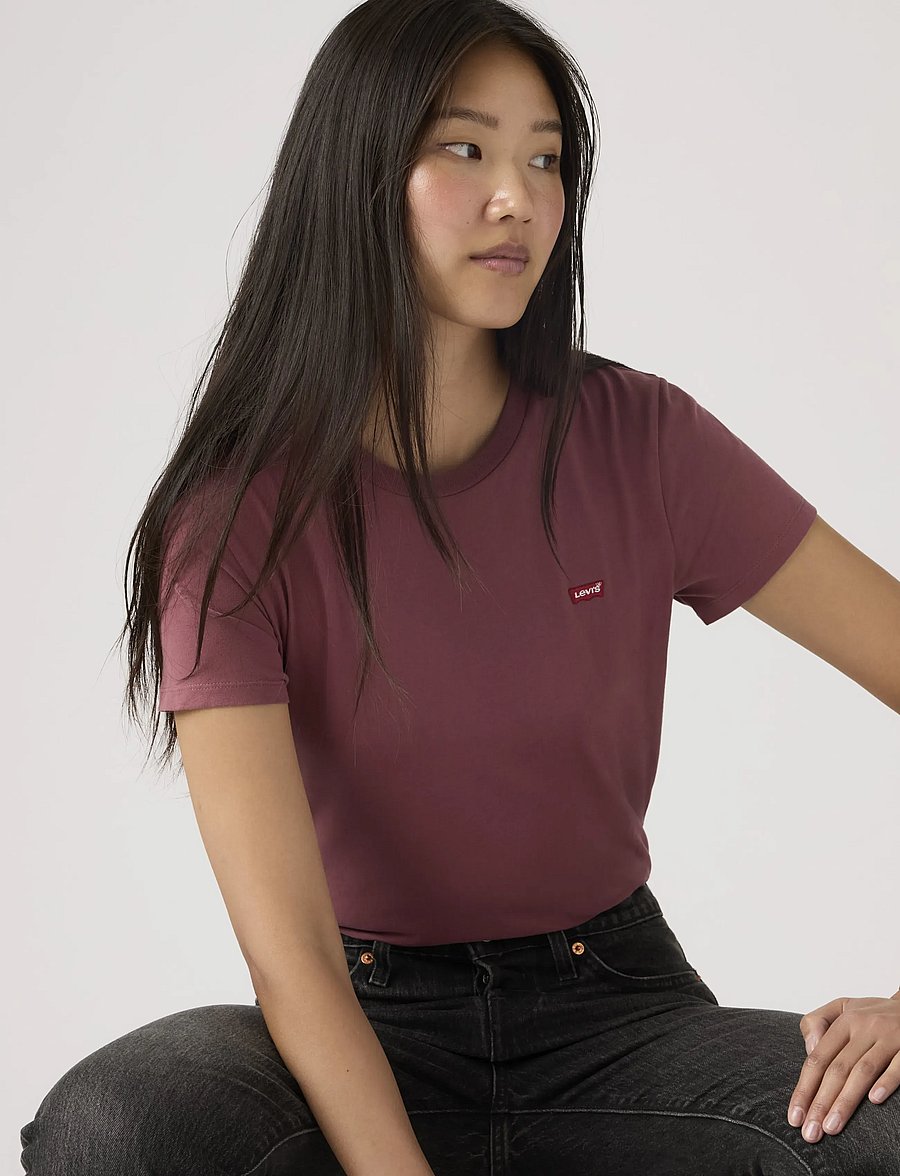 Levi's® - PERFECT TEE CRUSHED BERRY COTT - t-shirts - purples - 5