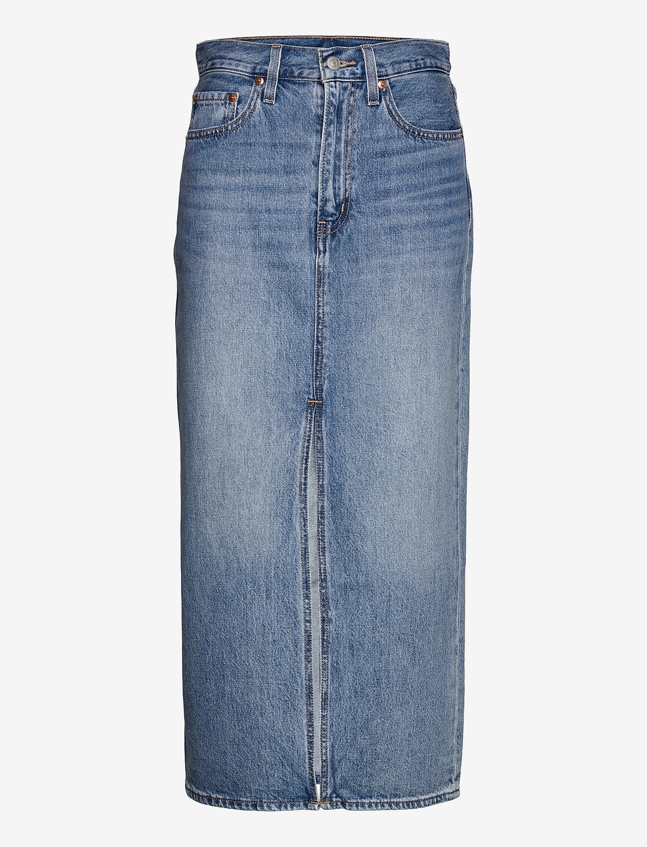 LEVI´S Women - SLIT FRONT SKIRT ABSOLUTELY FA - light indigo - flat finis - 0