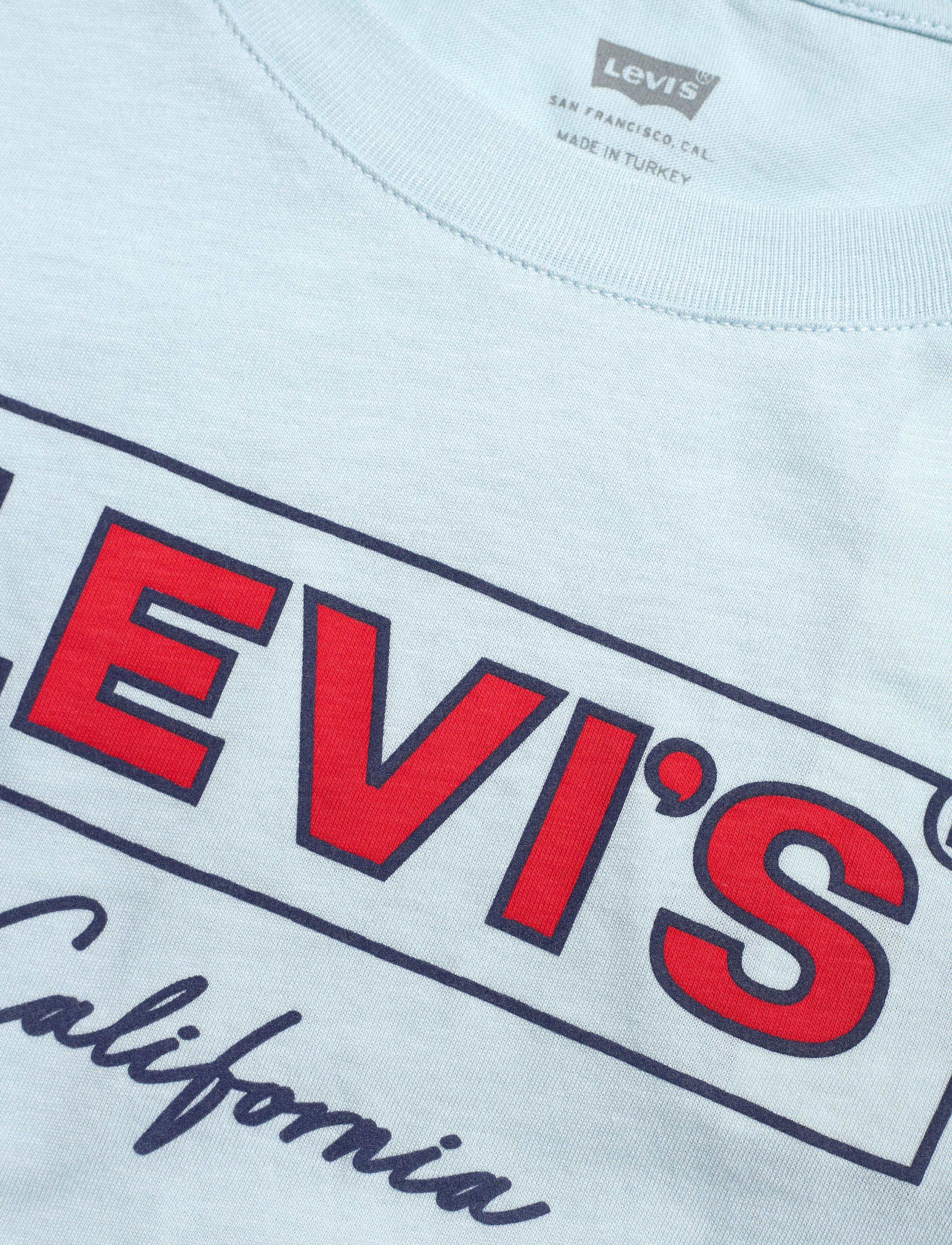 LEVI´S Women - GRAPHIC CROP TANK CALI BOX TAB - blues - 2