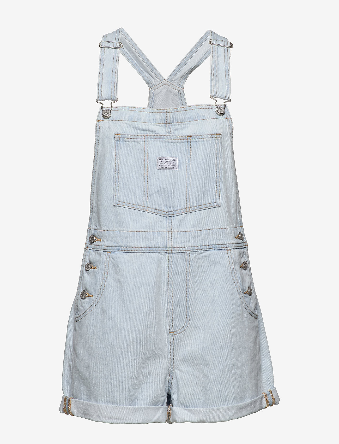 LEVI´S Women - VINTAGE SHORTALL CAUGHT NAPPIN - light indigo - worn in - 0