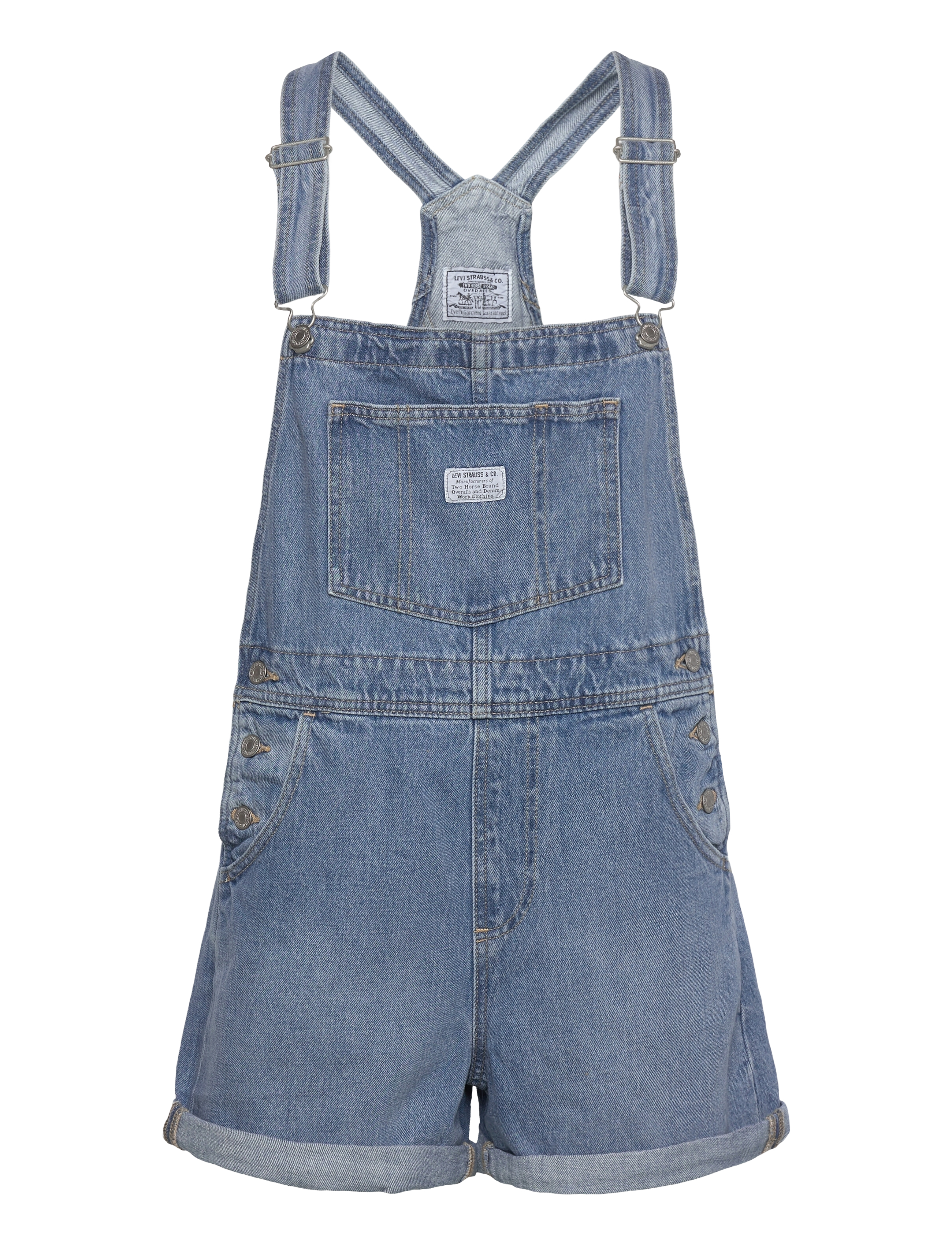 Levi's® - VINTAGE SHORTALL IN THE FIELD - light indigo - worn in - 1