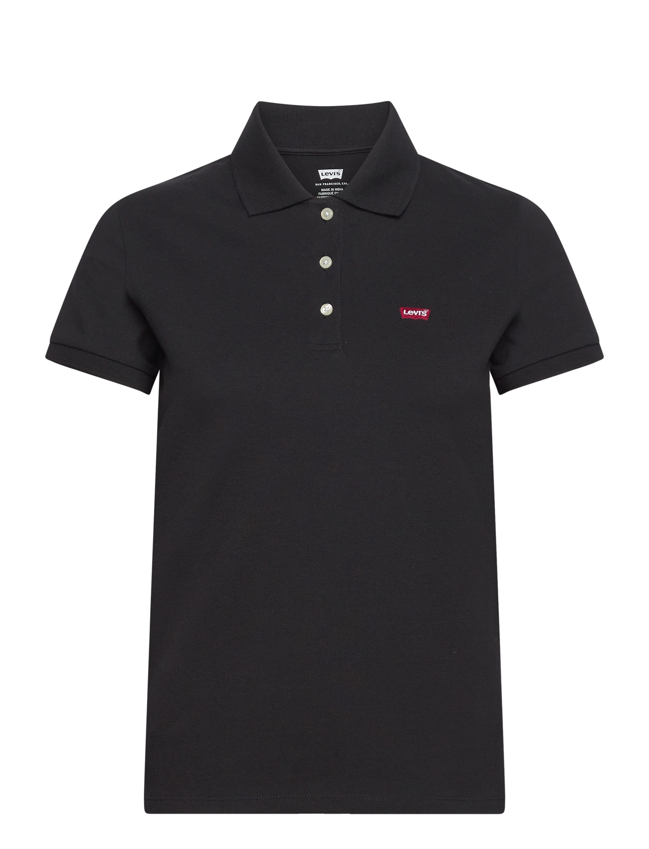 LEVI'S Levis Hm Polo Caviar Schwarz - L - Damen