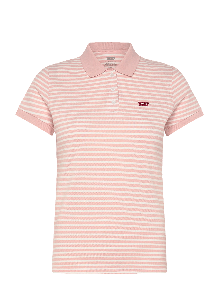 Levi's® - LEVIS HM POLO MARIGOLD STRIPE - poloshirts - pinks - 1