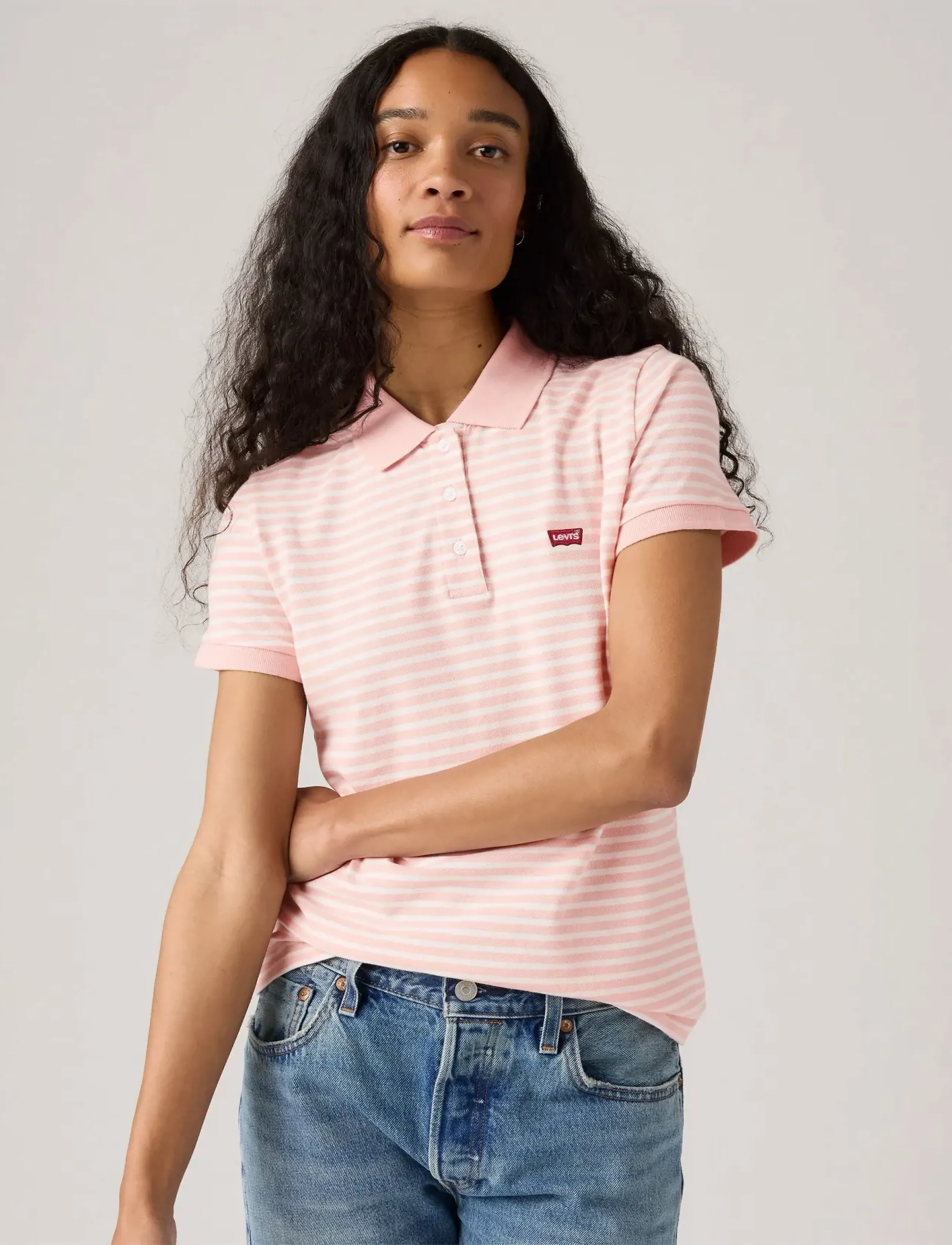 LEVIS ® Hm Polo Marigold Stripe blusar dam – bild 4
