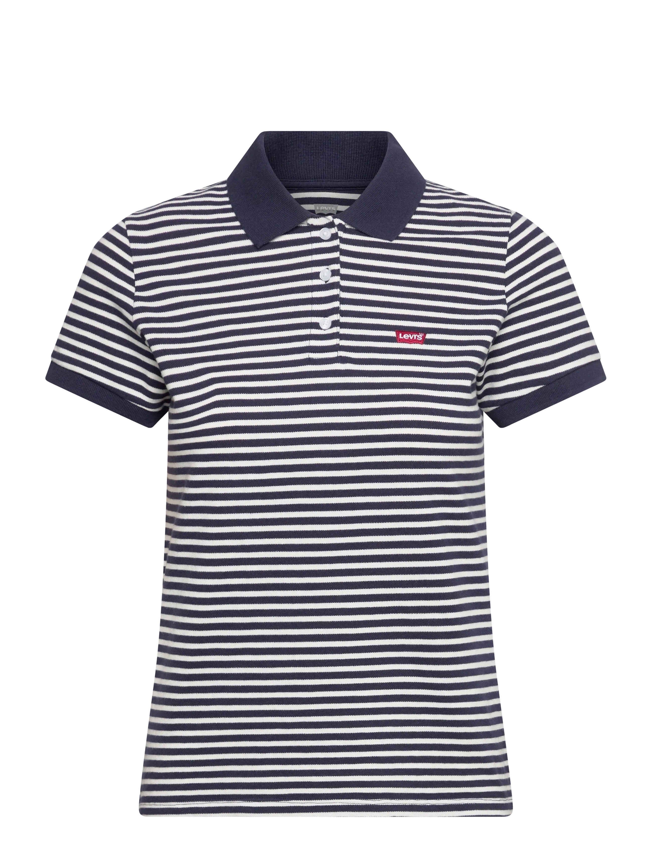 LEVI'S Levis Hm Polo Marigold Stripe Navy - S - Damen