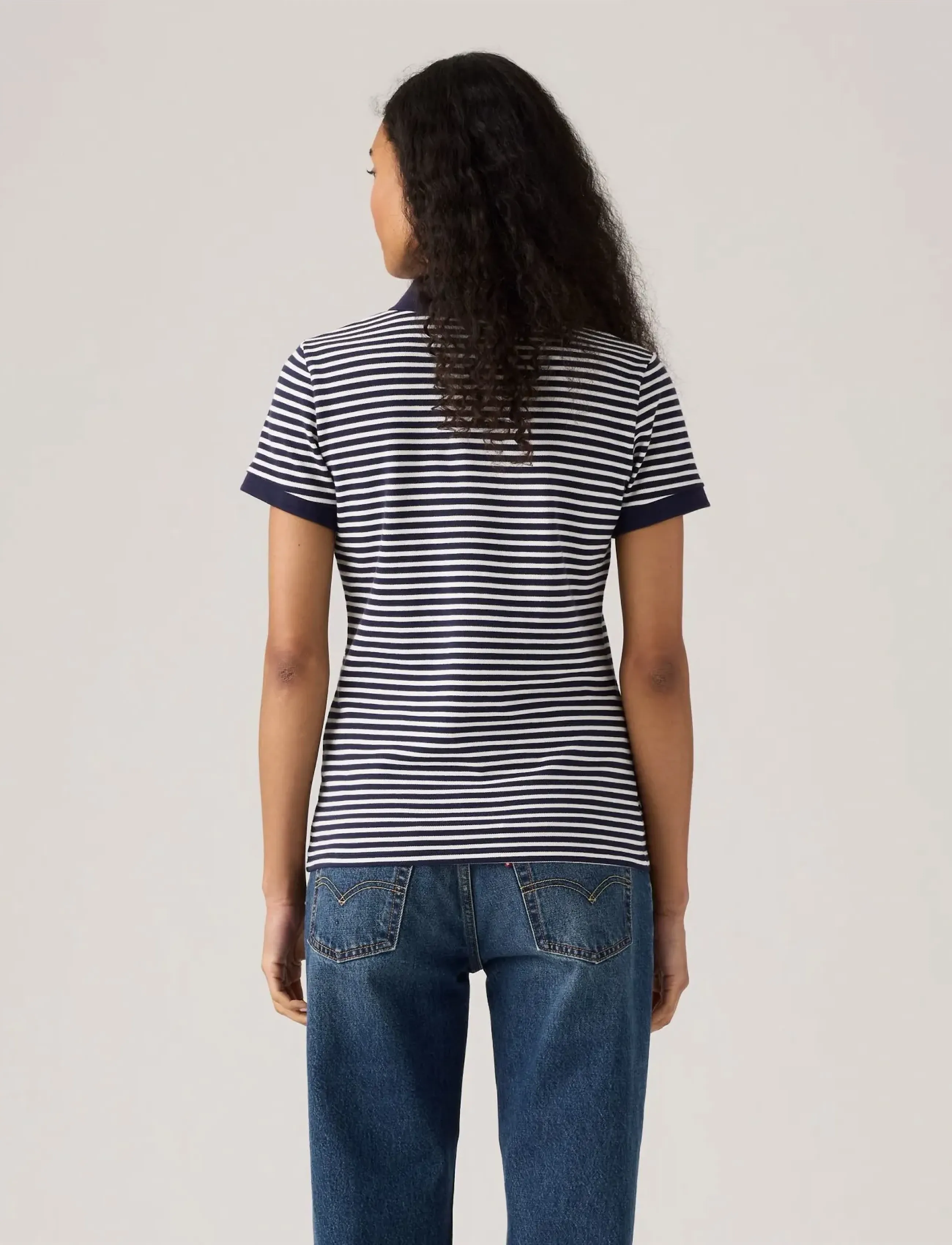Levi's® - LEVIS HM POLO MARIGOLD STRIPE - polo shirts - blues - 2