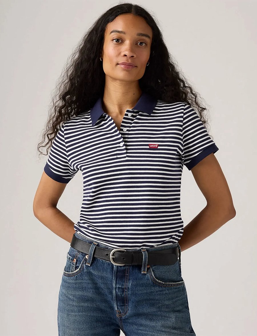 Levi's® - LEVIS HM POLO MARIGOLD STRIPE - poloshirts - blues - 3