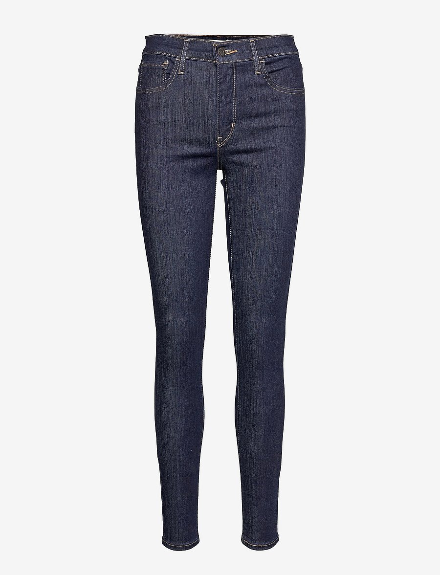 Levi's® - 720 HIRISE SUPER SKINNY DEEP S - raka jeans - dark indigo - flat finish1 - 1