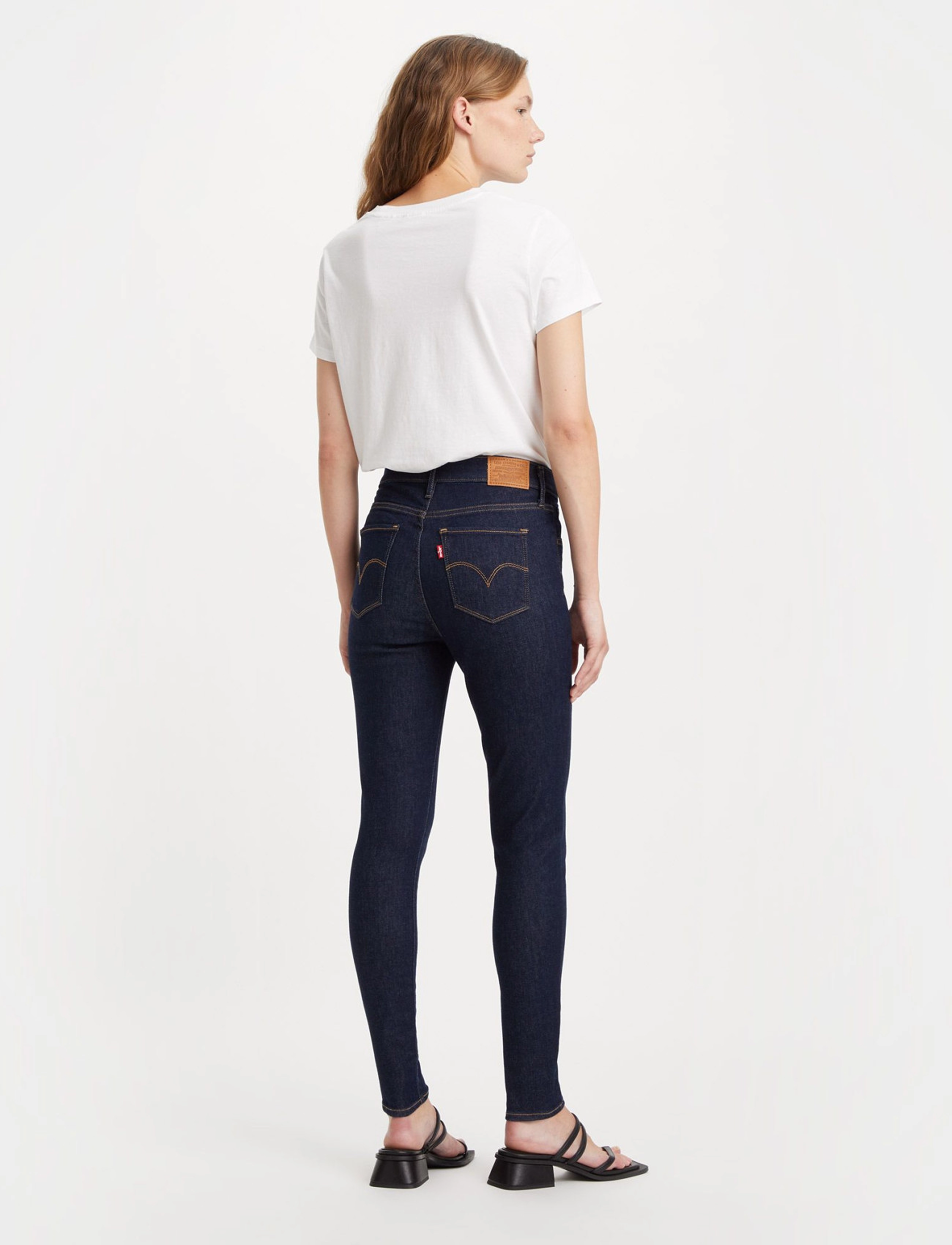 Levi's® - 720 HIRISE SUPER SKINNY DEEP S - raka jeans - dark indigo - flat finish1 - 4