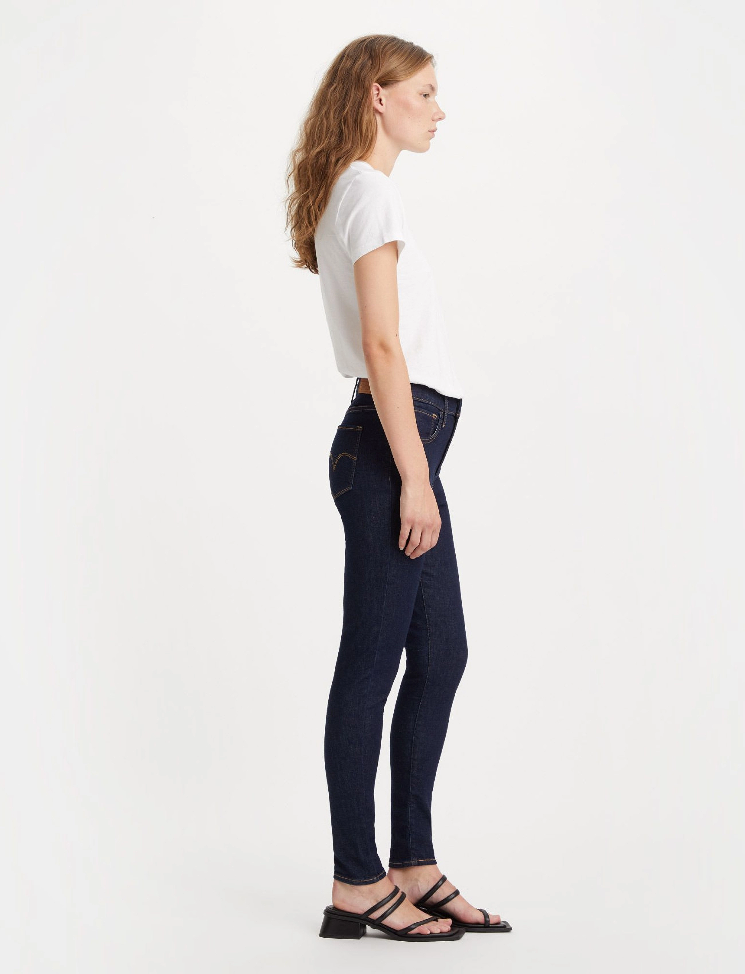 Levi's® - 720 HIRISE SUPER SKINNY DEEP S - raka jeans - dark indigo - flat finish1 - 5