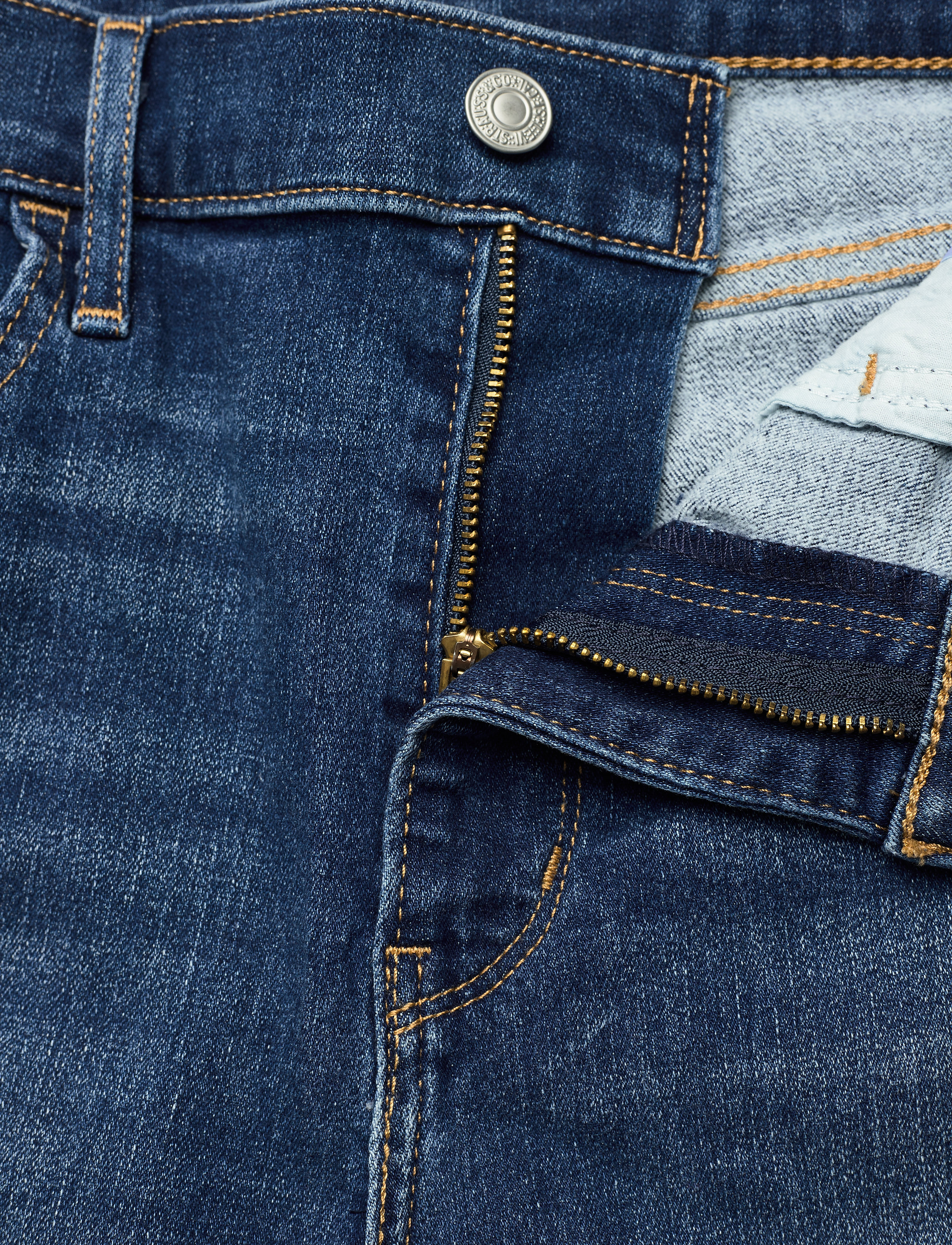 Levi's® - 720 HIRISE SUPER SKINNY FIERY - med indigo - worn in - 3