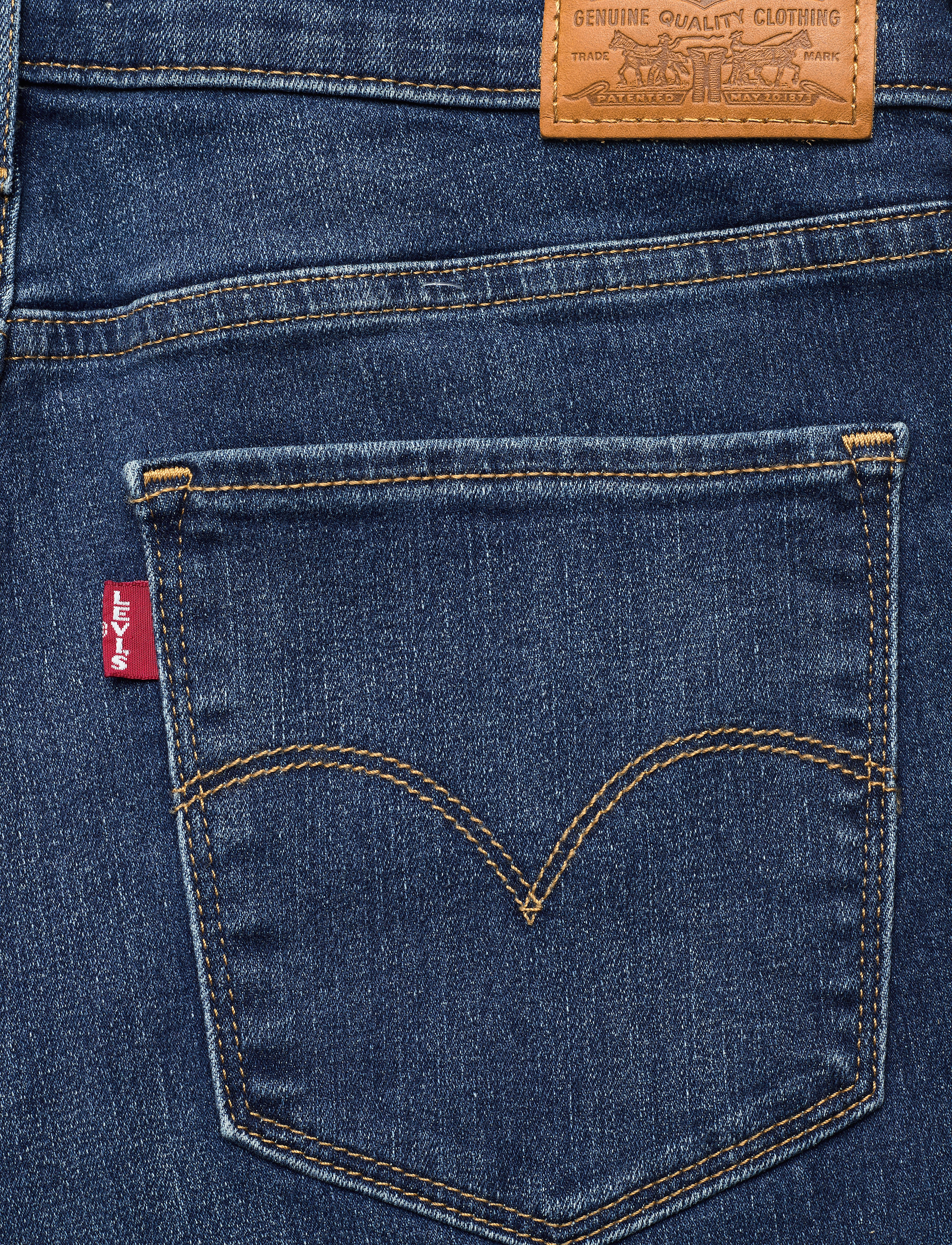 Levi's® - 720 HIRISE SUPER SKINNY FIERY - med indigo - worn in - 4