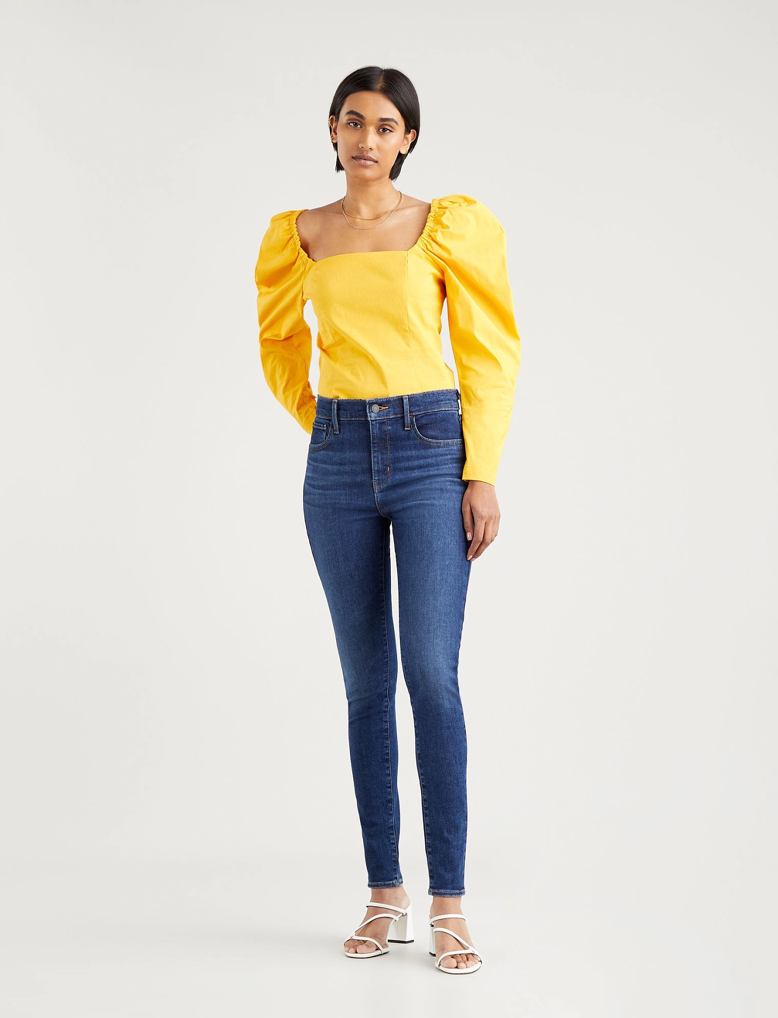 Levi's® - 720 HIRISE SUPER SKINNY ECHO C - dark indigo - worn in - 2