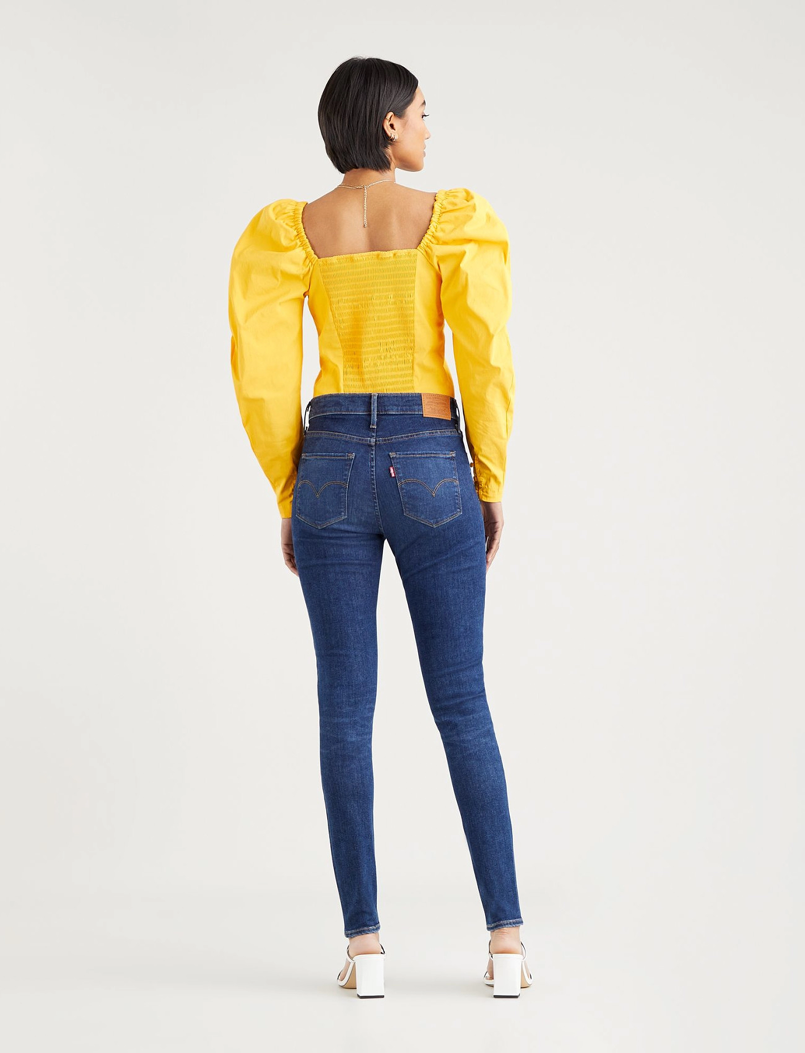 Levi's® - 720 HIRISE SUPER SKINNY ECHO C - dark indigo - worn in - 4