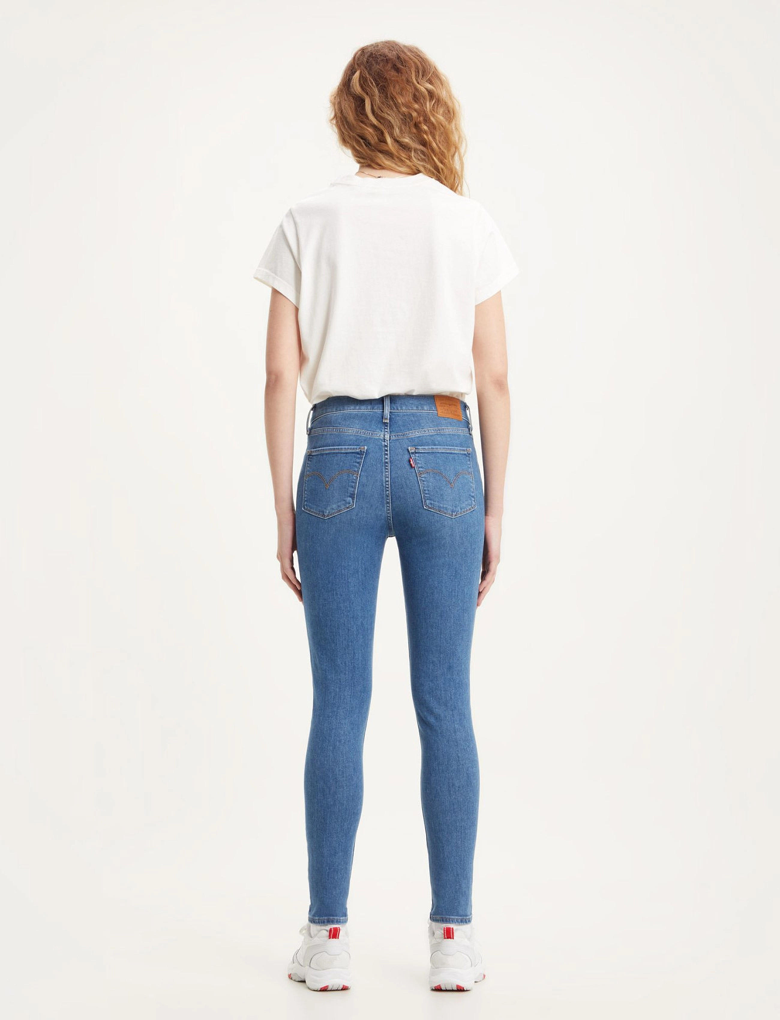 LEVI´S Women - 720 HIRISE SUPER SKINNY Z0736 - med indigo - worn in - 4