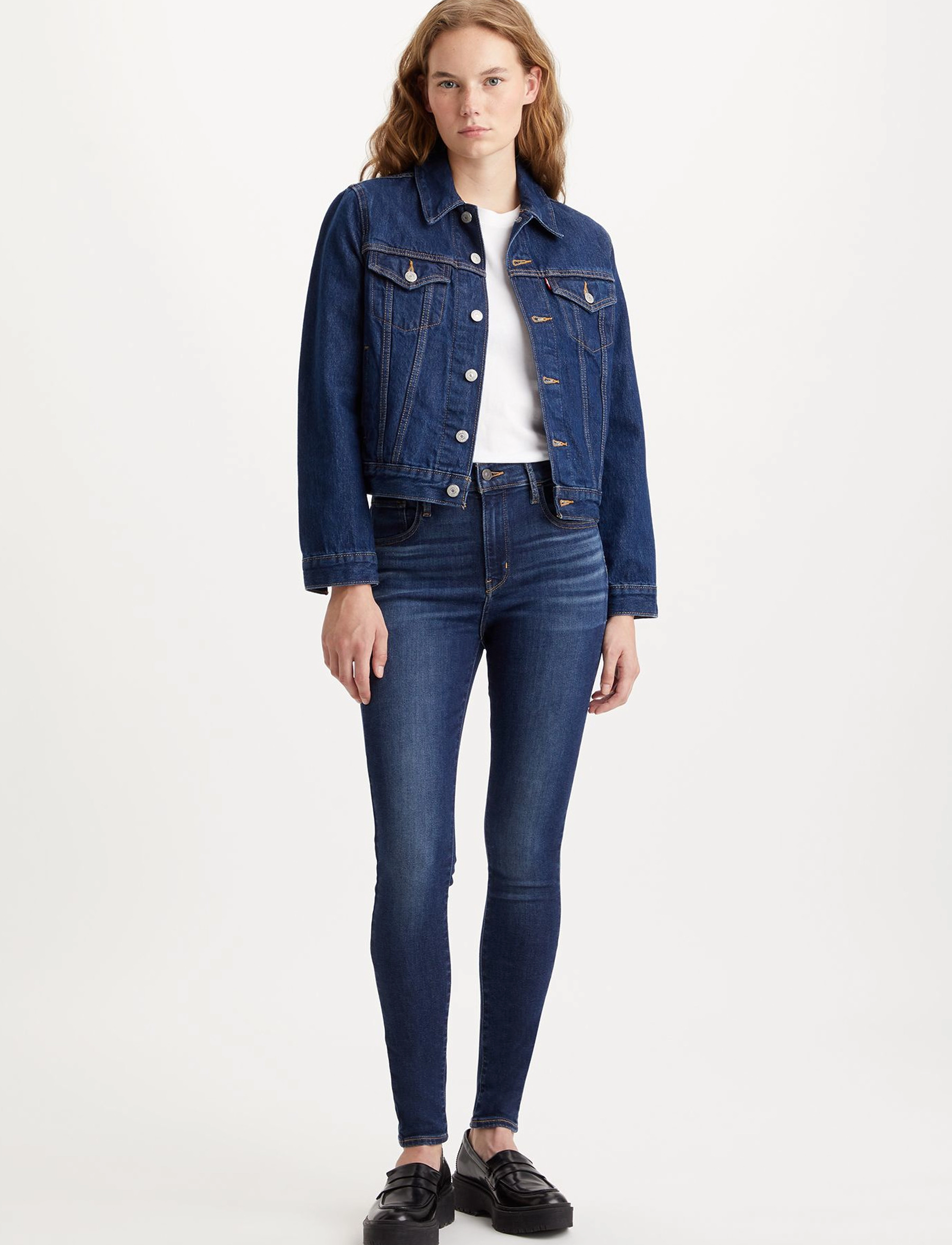 Levi's® - 720 HIRISE SUPER SKINNY LOVE S - jeans skinny - dark indigo - worn in - 3