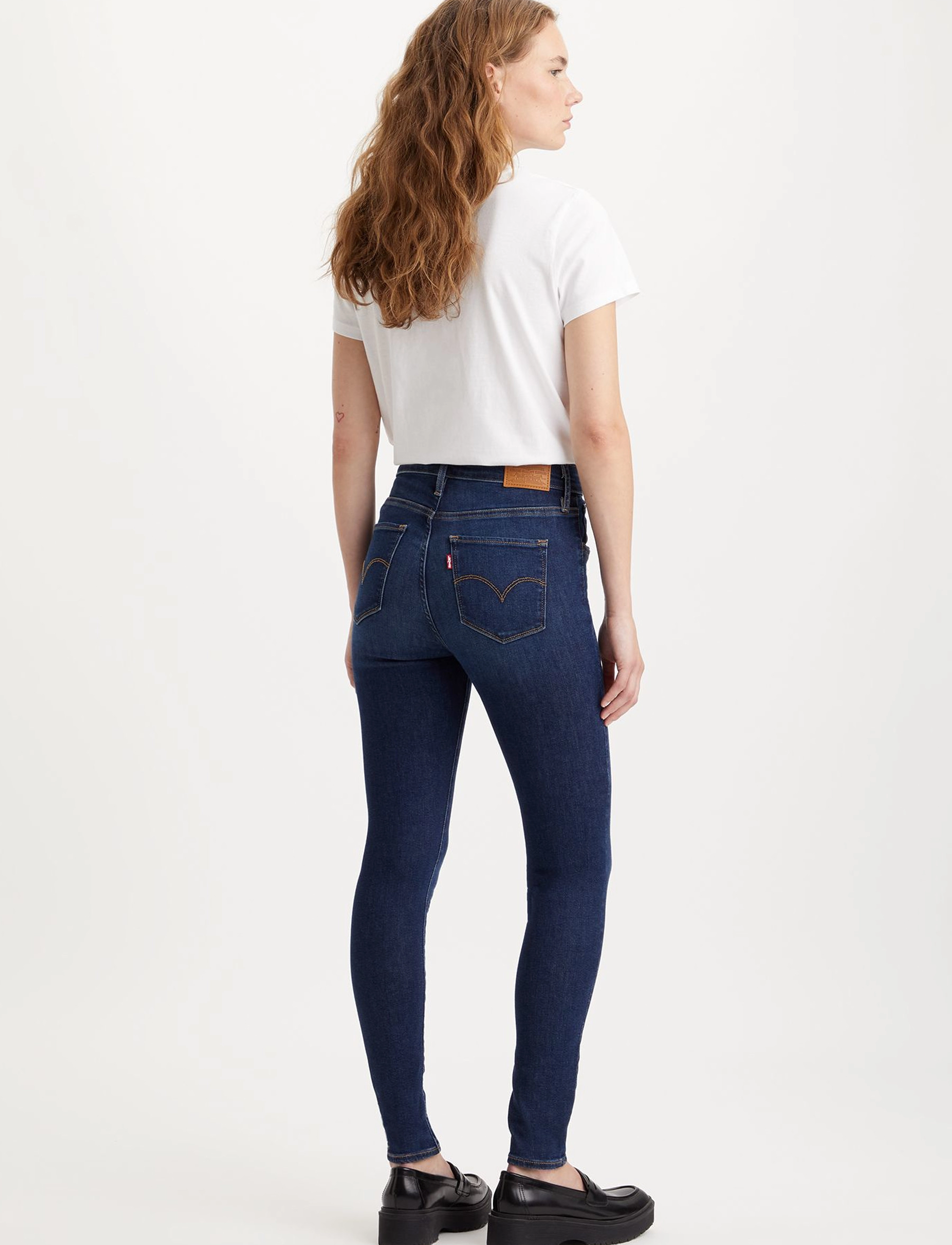 Levi's® - 720 HIRISE SUPER SKINNY LOVE S - jeans skinny - dark indigo - worn in - 4