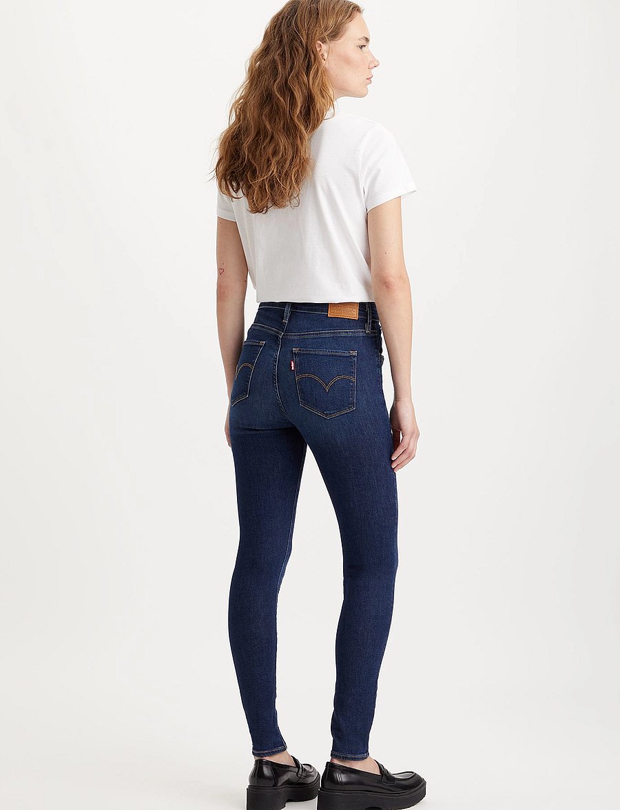 Levi's® - 720 HIRISE SUPER SKINNY LOVE S - jeans skinny - dark indigo - worn in - 4