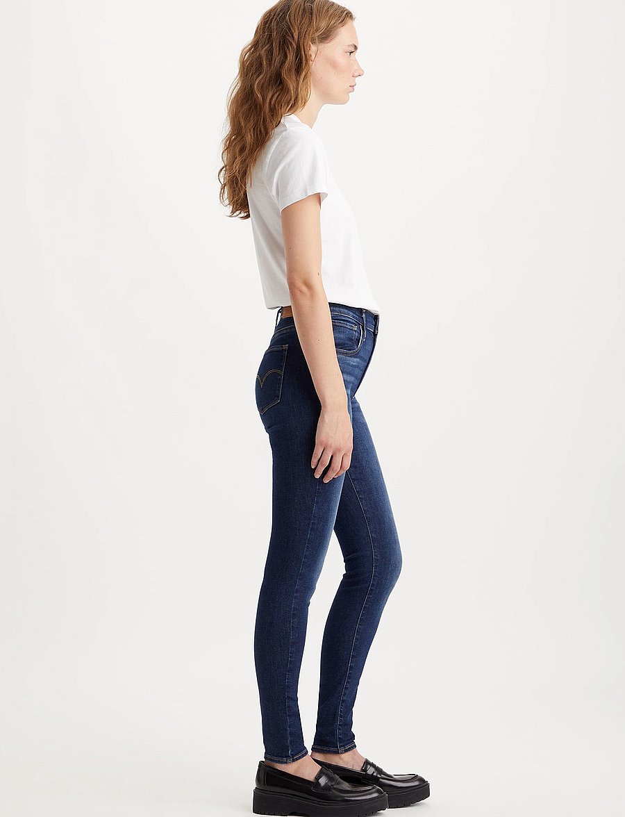 Levi's® - 720 HIRISE SUPER SKINNY LOVE S - jeans skinny - dark indigo - worn in - 5