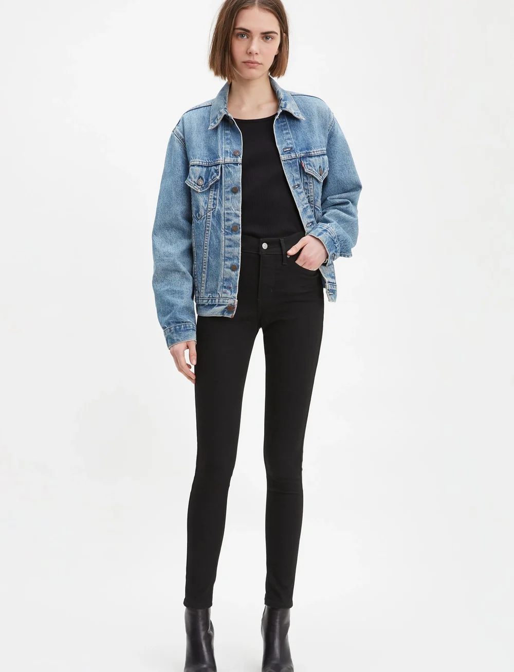 LEVI S Women 310 Shaping Super Skinny Black Skinny jeans Boozt