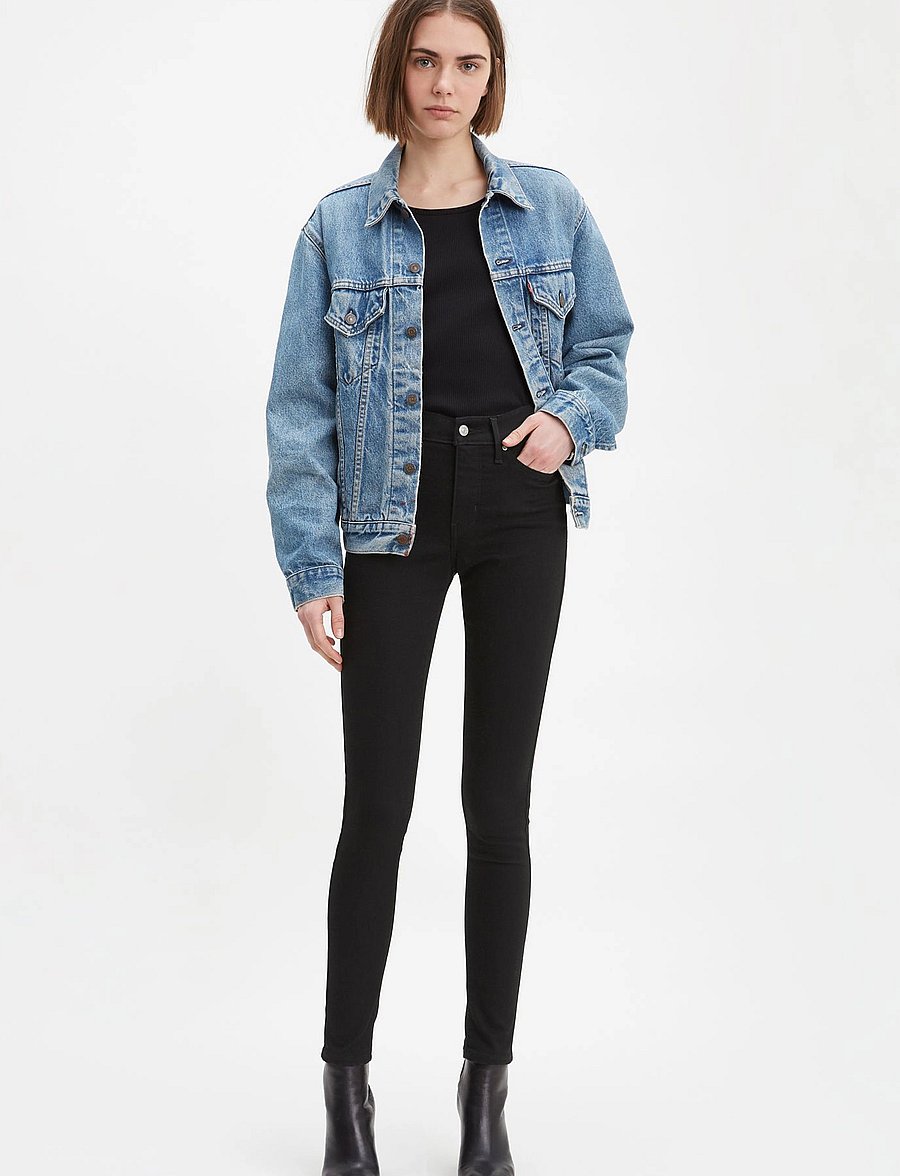 Levi's® - 310 SHAPING SUPER SKINNY BLACK - raka jeans - blacksq - 0