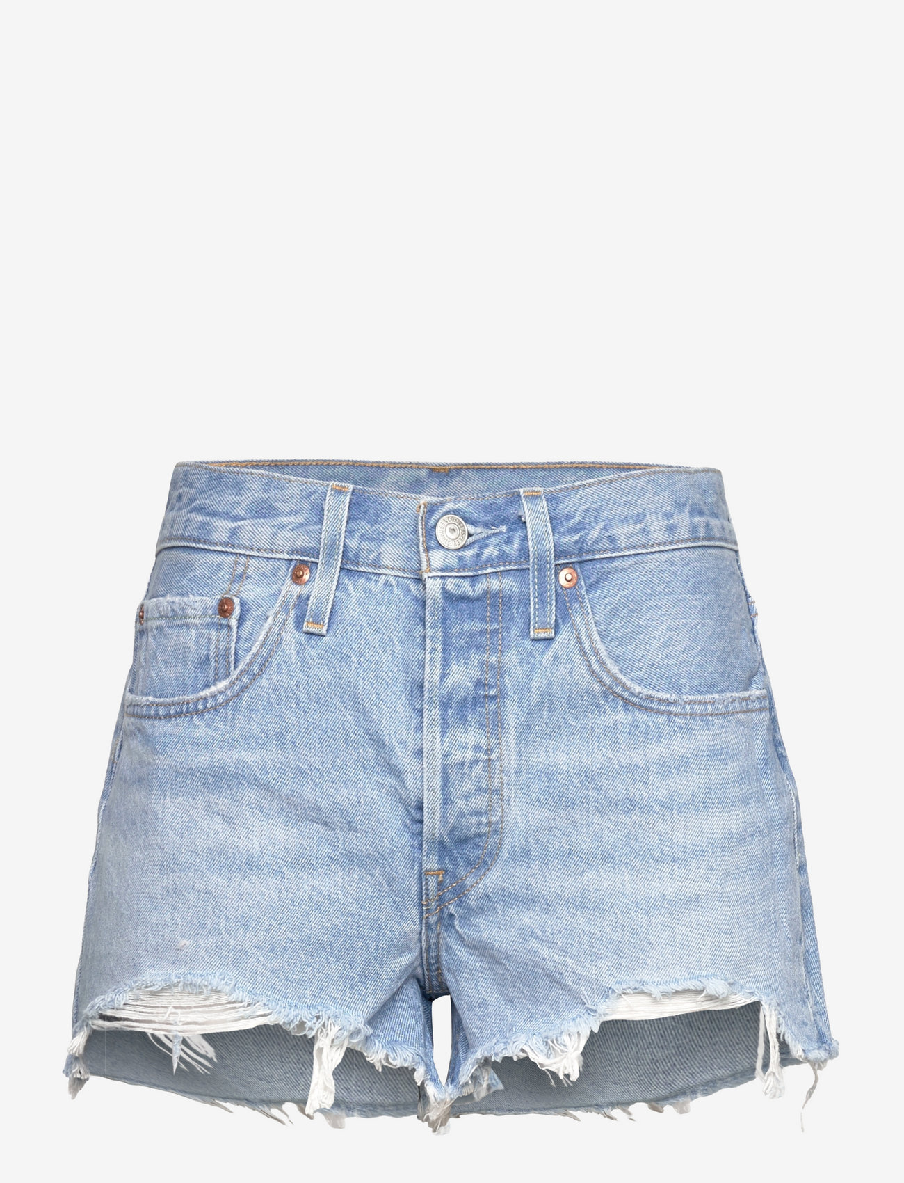 Levi's® 501 ORIGINAL SHORT OJAI LUXOR - Jeansshorts - LIGHT INDIGO - WORN IN / blue