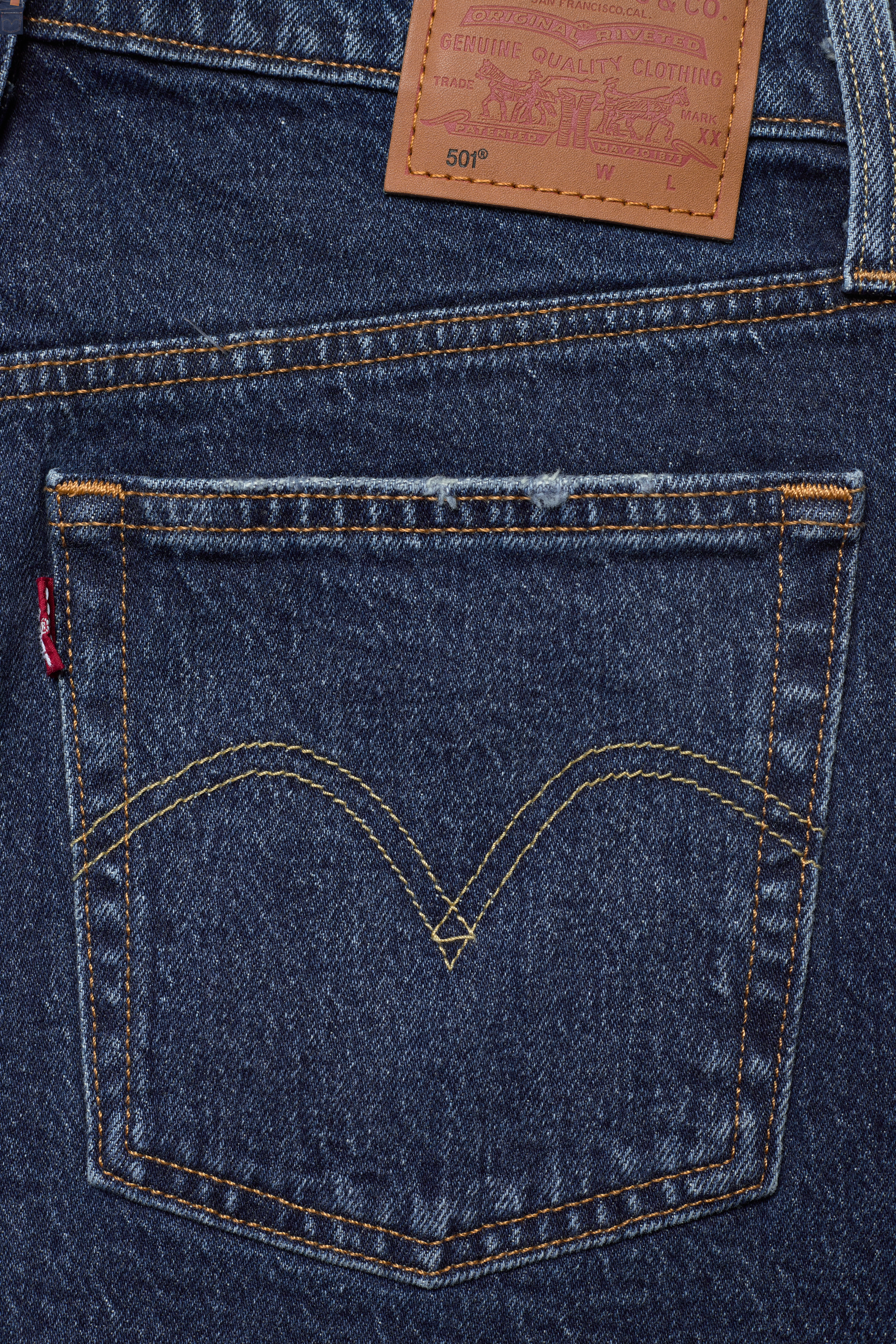 LEVI´S Women - 501 ORIGINAL SHORT SALSA CHRST - dark indigo - worn in - 4