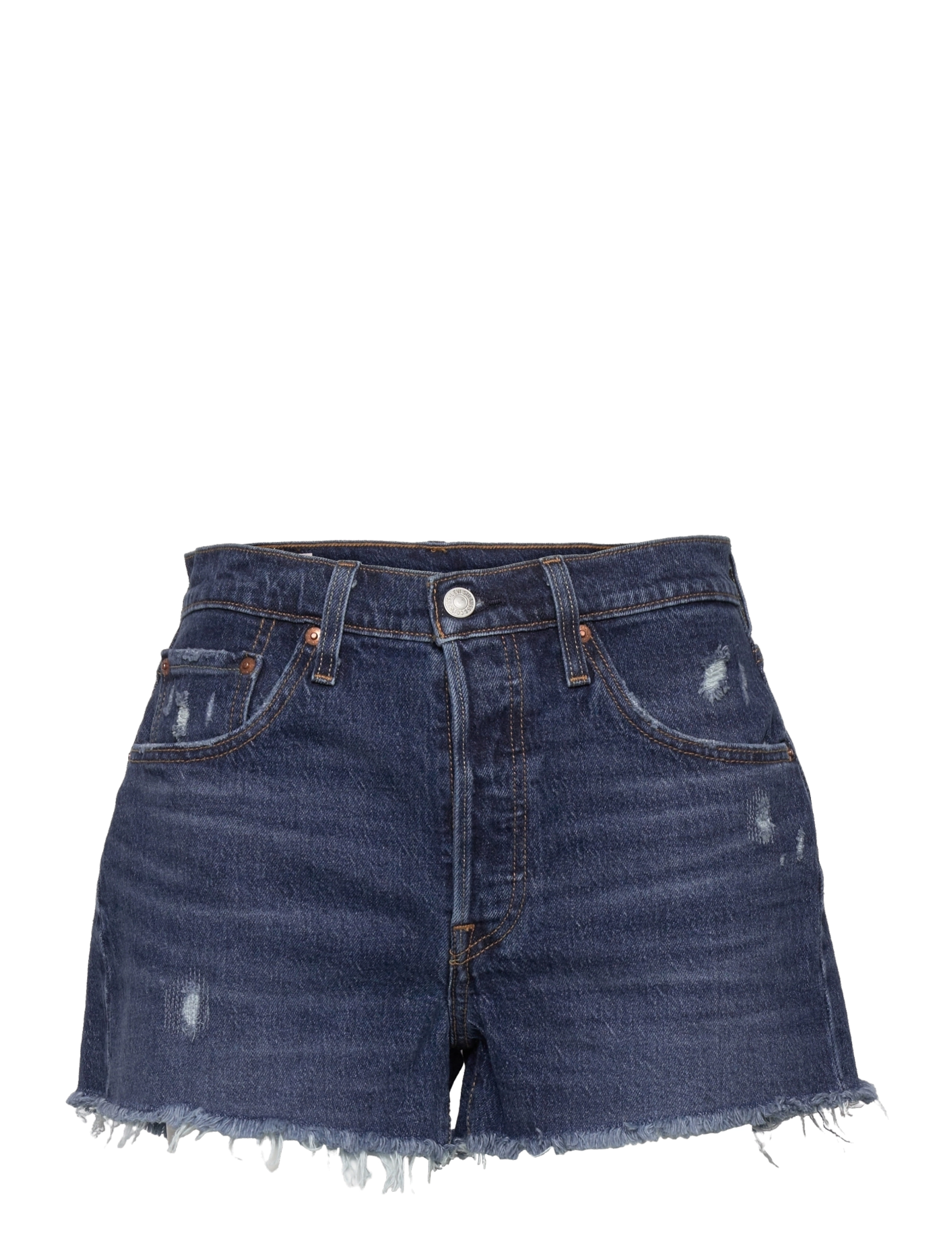 LEVI´S Women - 501 ORIGINAL SHORT SALSA DESTI - dark indigo - worn in - 0