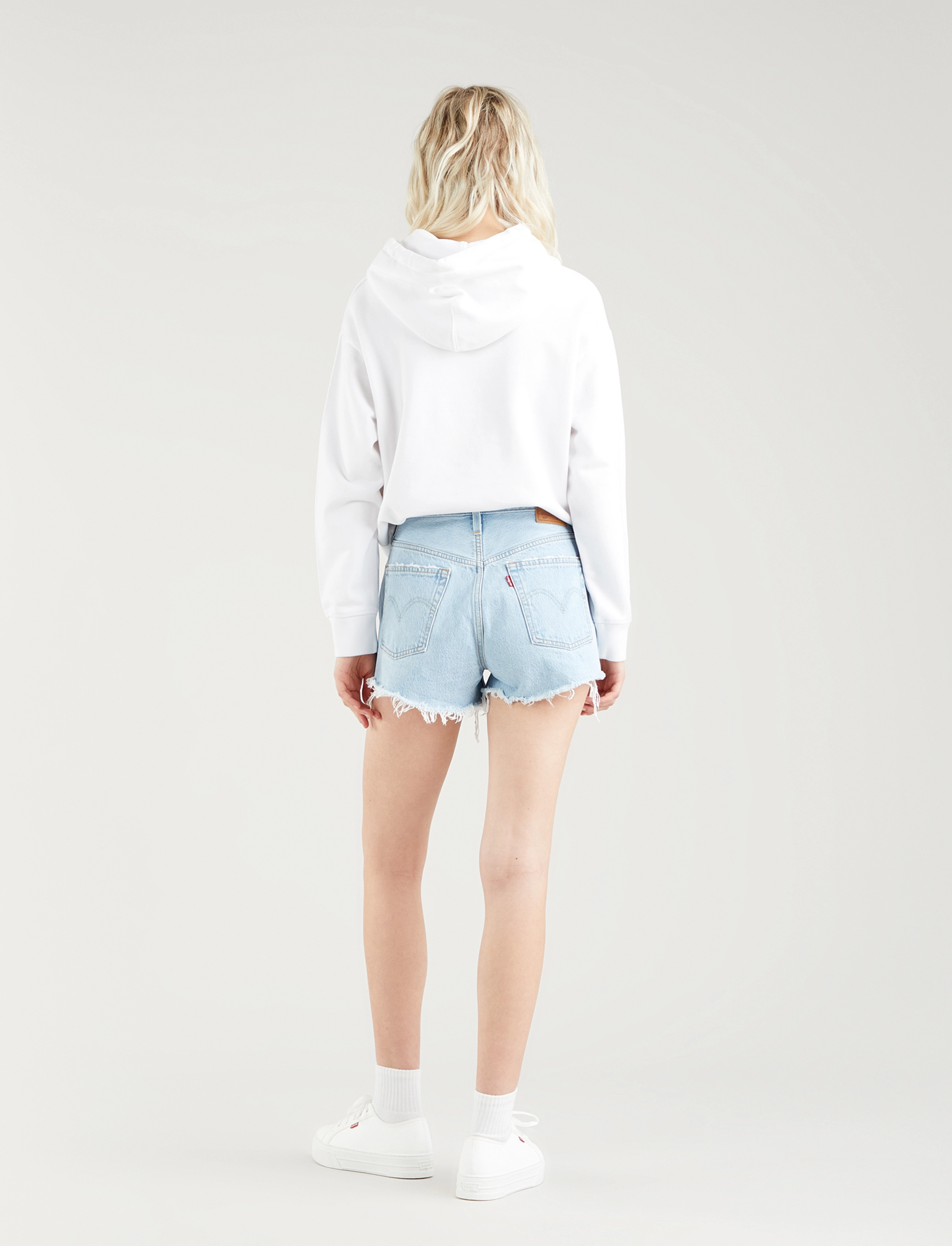 LEVI´S Women - 501 ORIGINAL SHORT OJAI LUXOR - light indigo - worn in - 4