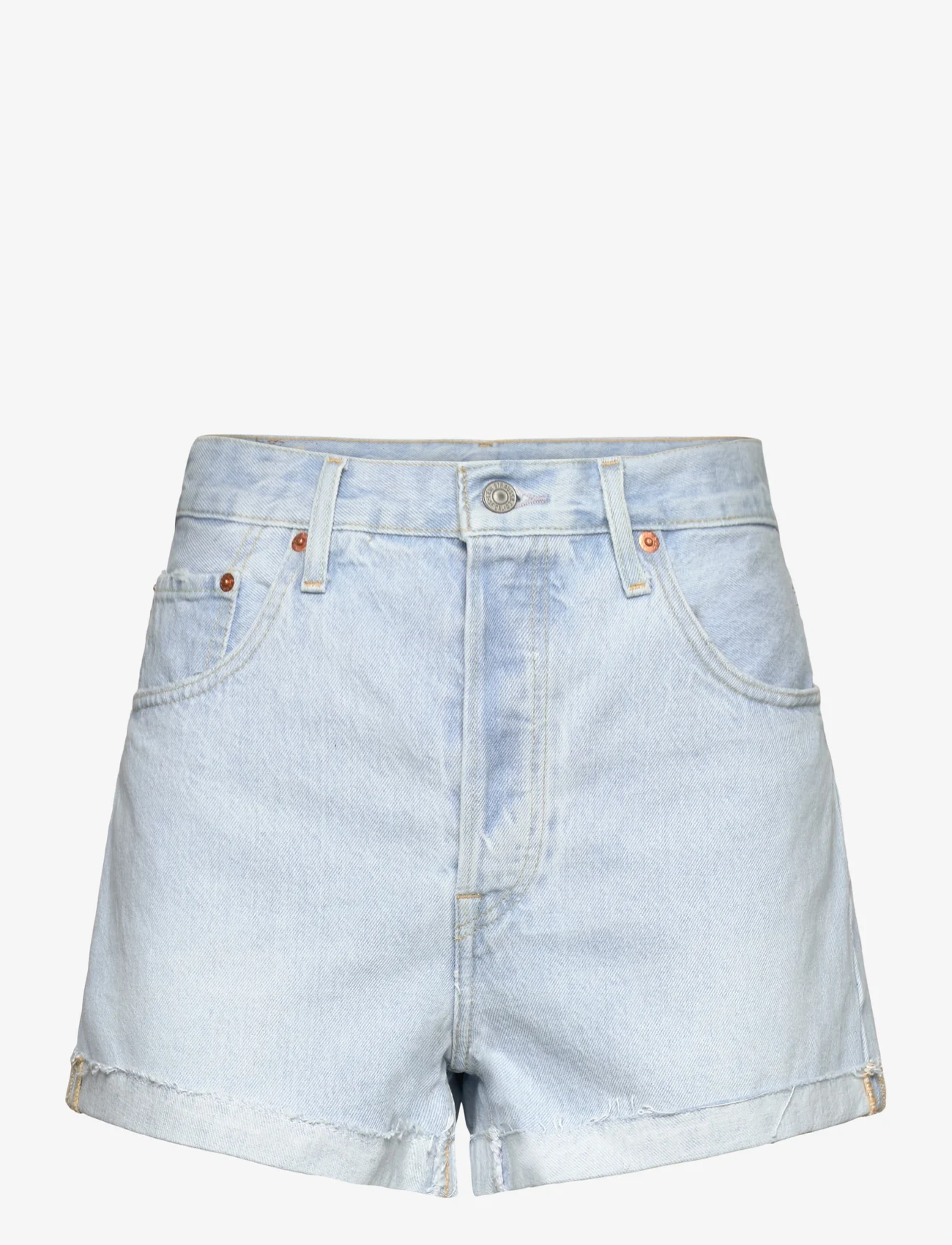 LEVI´S Women - 501 ORIGINAL SHORT ICE CLOUD - jeansowe szorty - light indigo - worn in - 0