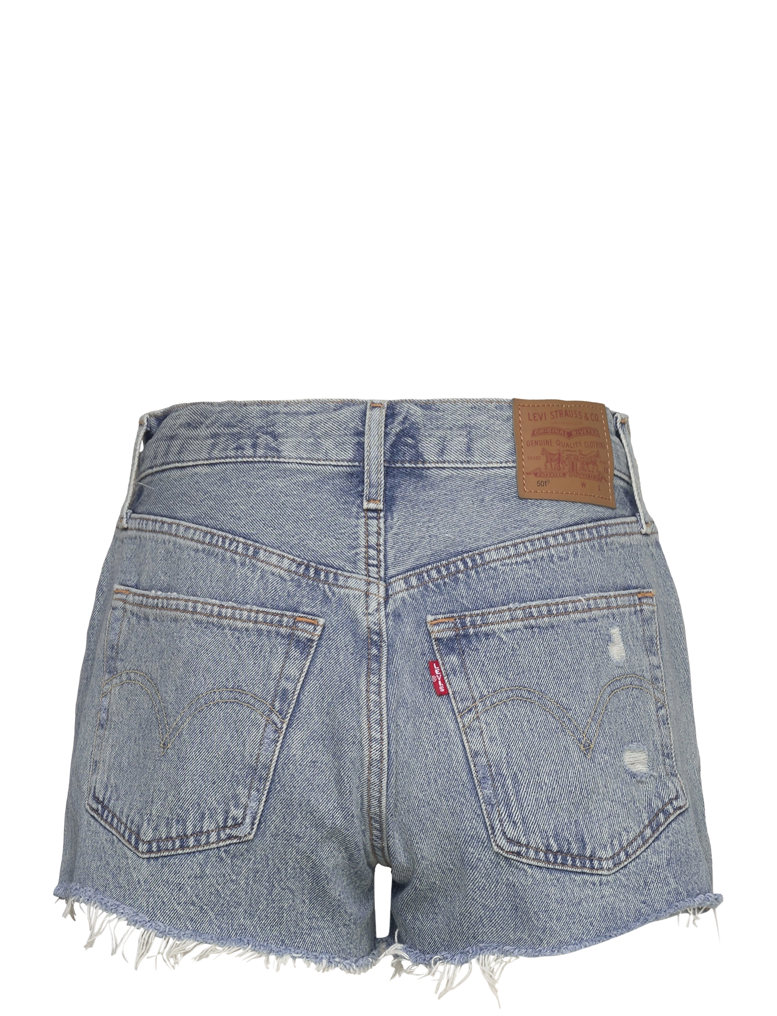 Levi's® - 501 ORIGINAL SHORT VAGUE FINIS - med indigo - worn in - 2