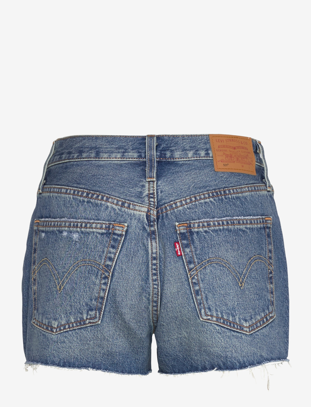 Levi's® - 501 ORIGINAL SHORT VERIFIED VI - jorts - med indigo - worn in - 2