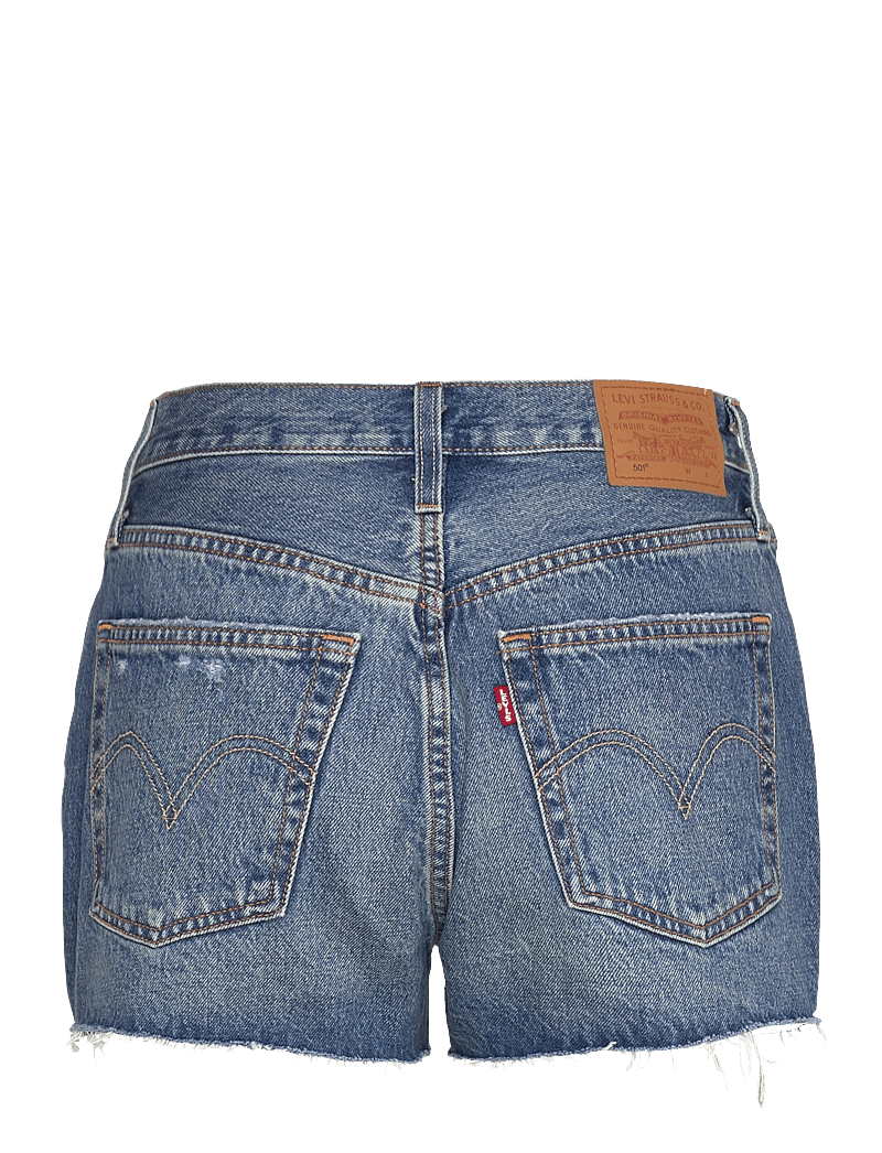 Levi's® - 501 ORIGINAL SHORT VERIFIED VI - jeansshorts - med indigo - worn in - 2