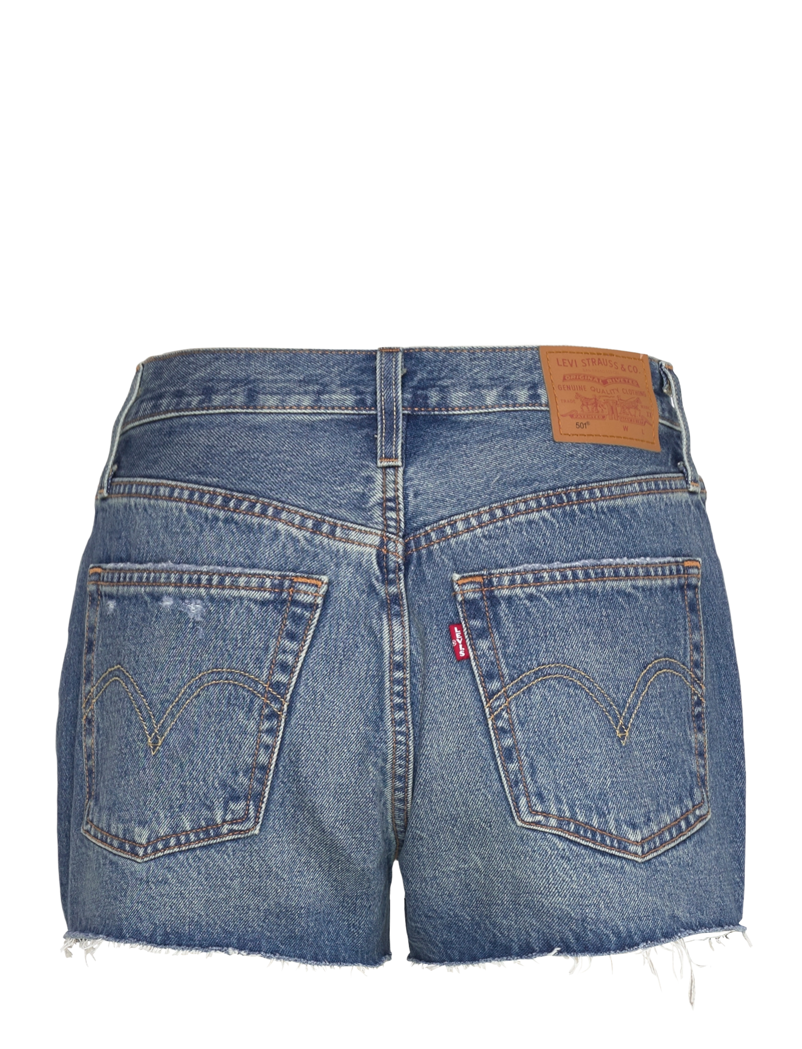 Levi's® - 501 ORIGINAL SHORT VERIFIED VI - short en jeans - med indigo - worn in - 2
