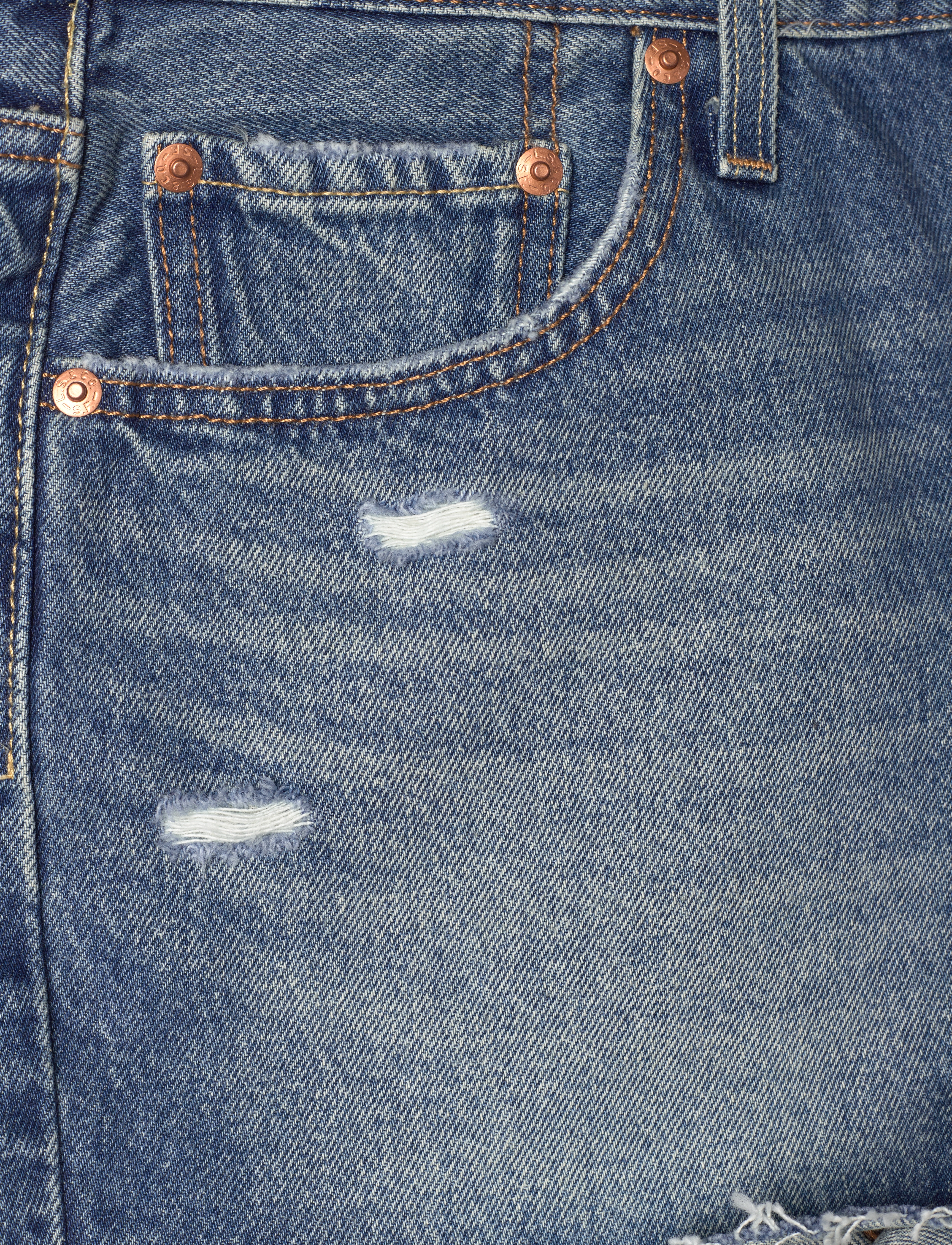 Levi's® - 501 ORIGINAL SHORT VERIFIED VI - short en jeans - med indigo - worn in - 4