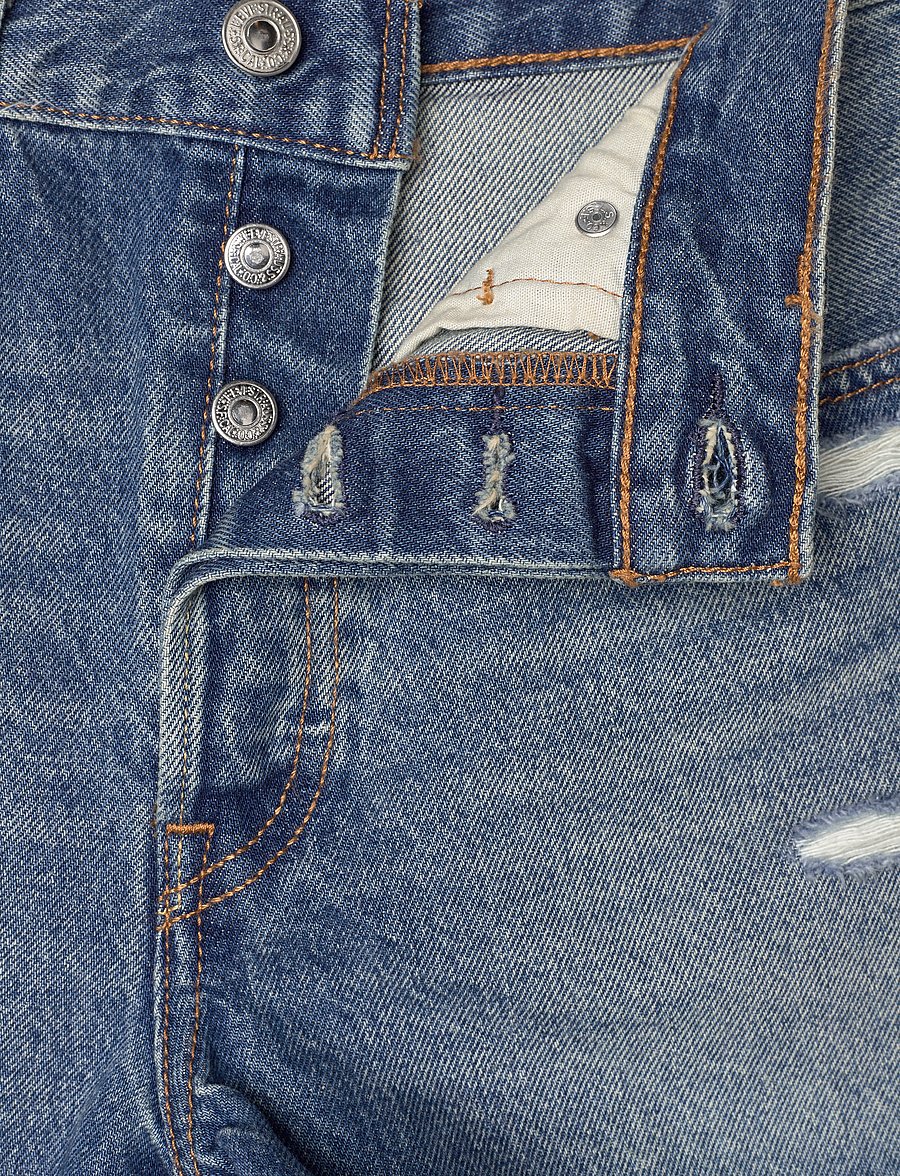 Levi's® - 501 ORIGINAL SHORT VERIFIED VI - lühikesed teksapüksid - med indigo - worn in - 5