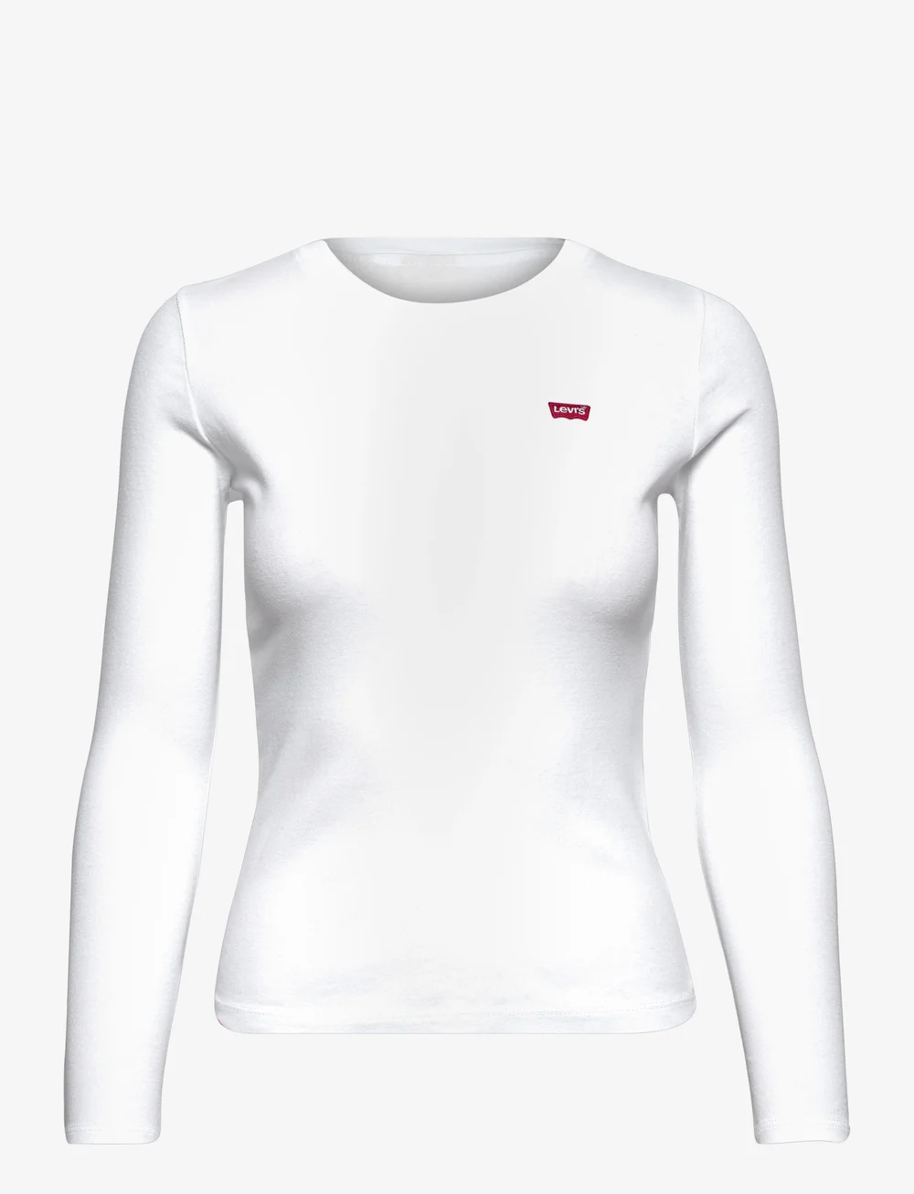 LEVI S Women Ls Baby Tee White Lang rmede toppe Boozt