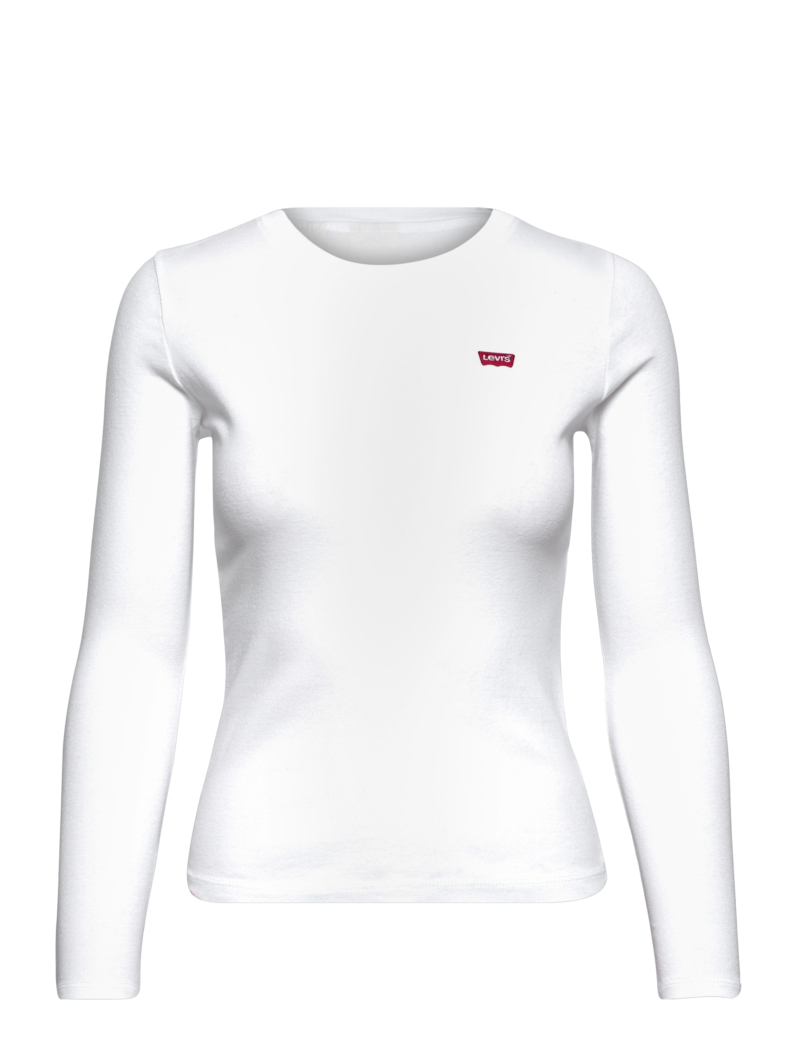 Levi's® - LS BABY TEE WHITE + - neutrals - 1