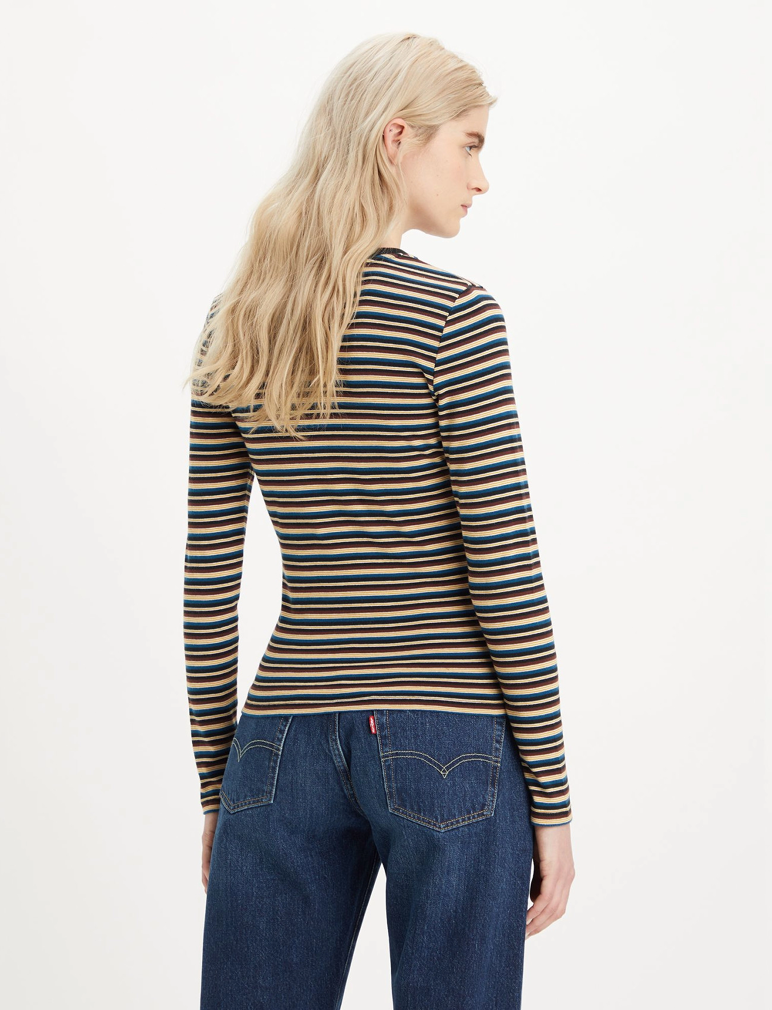 LEVI´S Women - LS BABY TEE REANNA STRIPE CAVI - multi-color - 4